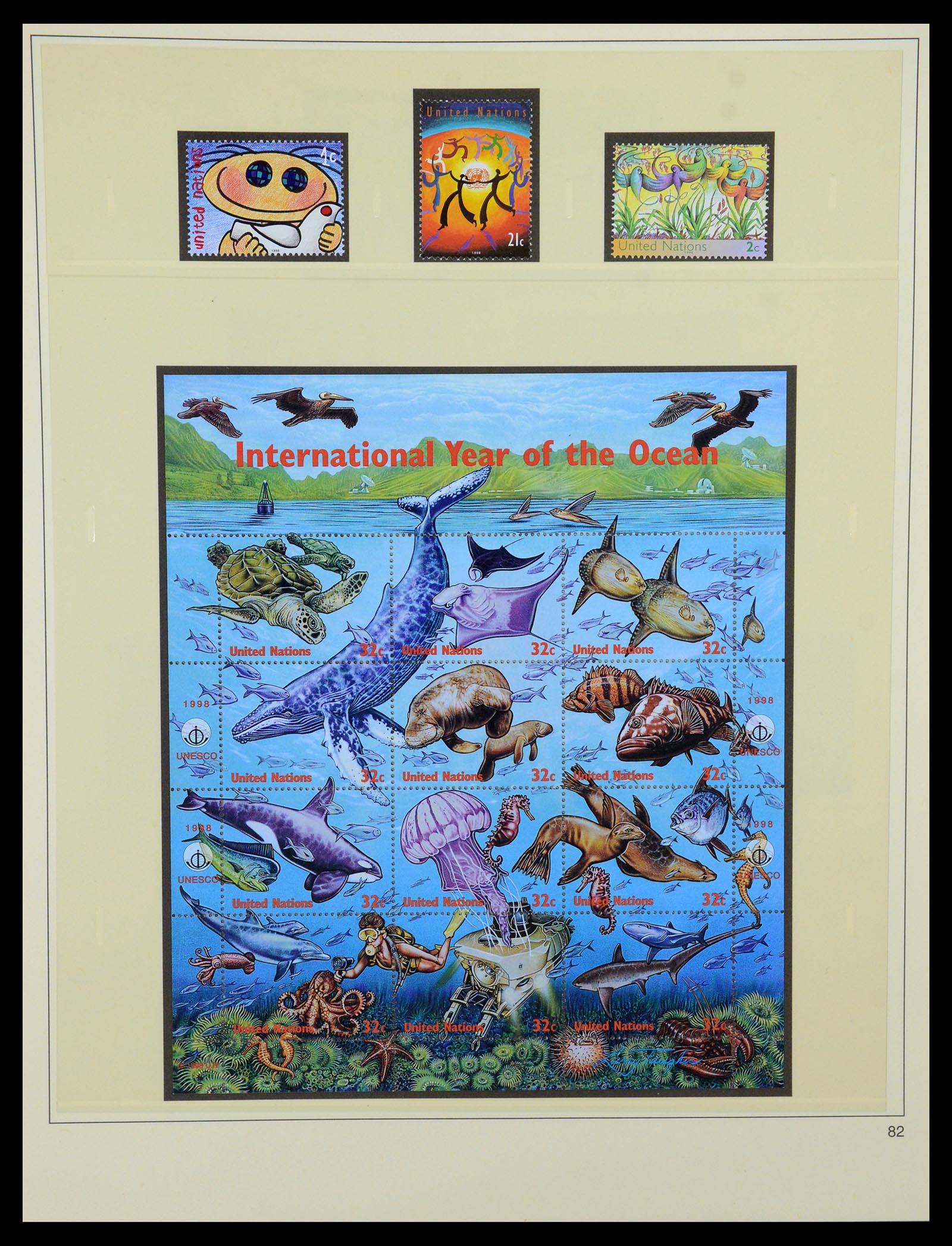 35879 082 - Postzegelverzameling 35879 Verenigde Naties 1951-2012.
