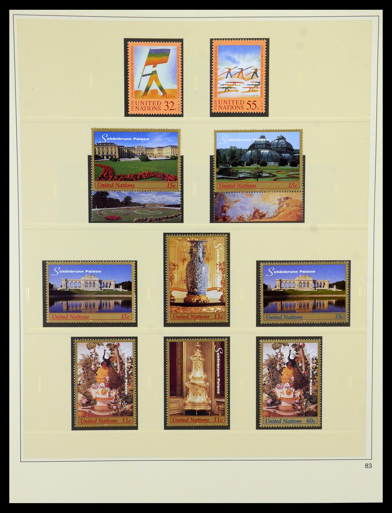 35879 083 - Postzegelverzameling 35879 Verenigde Naties 1951-2012.