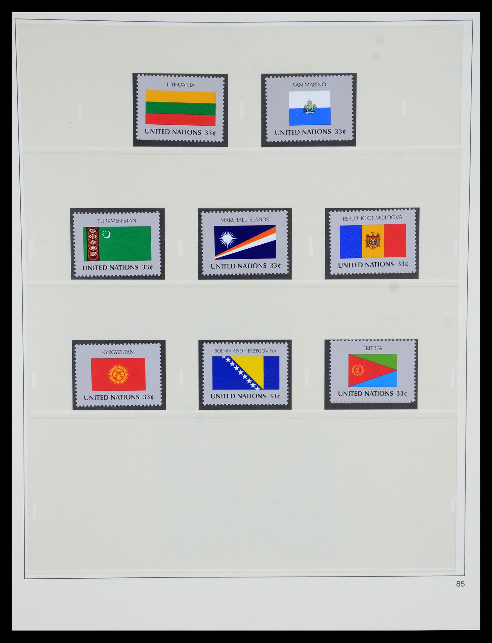 35879 085 - Postzegelverzameling 35879 Verenigde Naties 1951-2012.