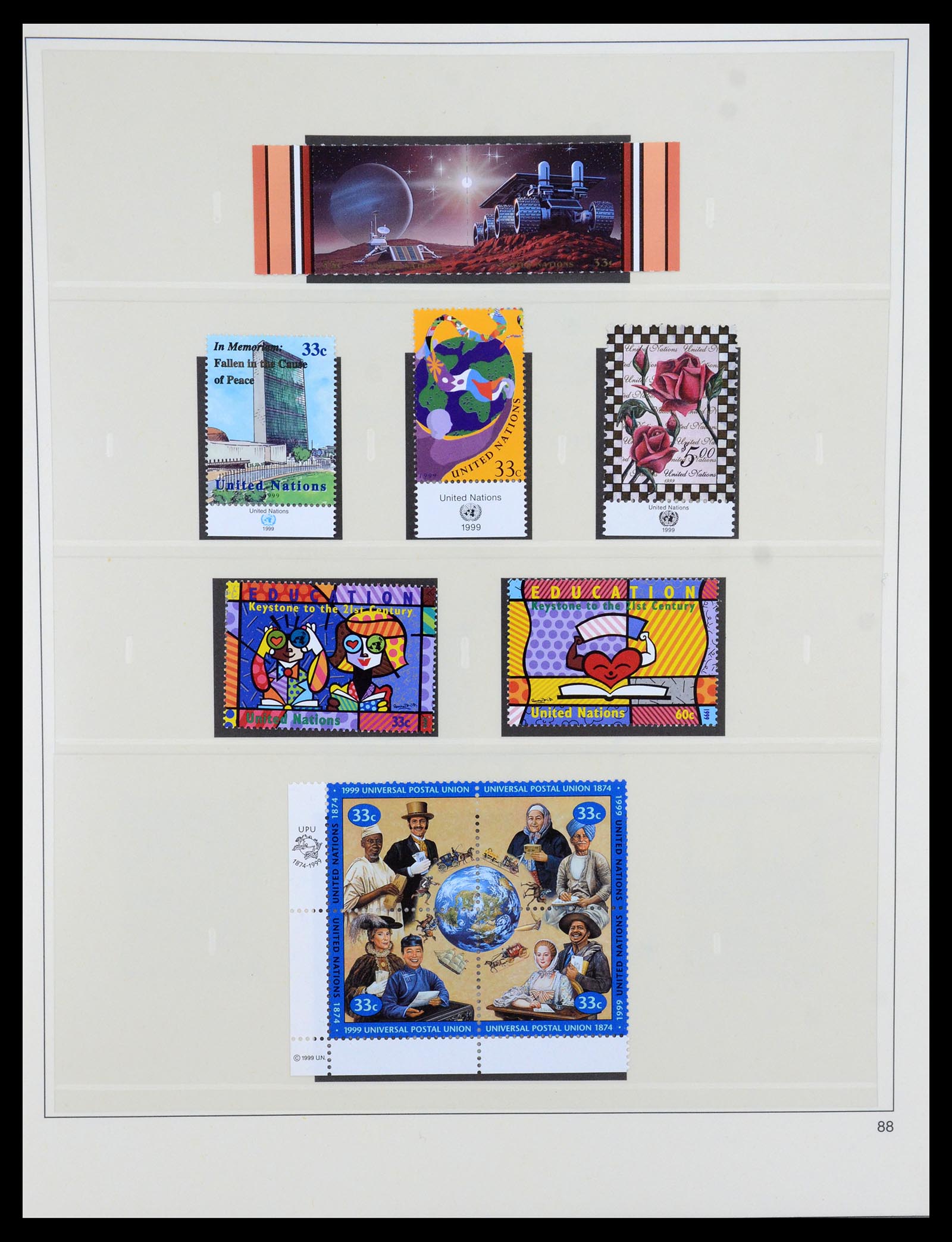 35879 088 - Postzegelverzameling 35879 Verenigde Naties 1951-2012.