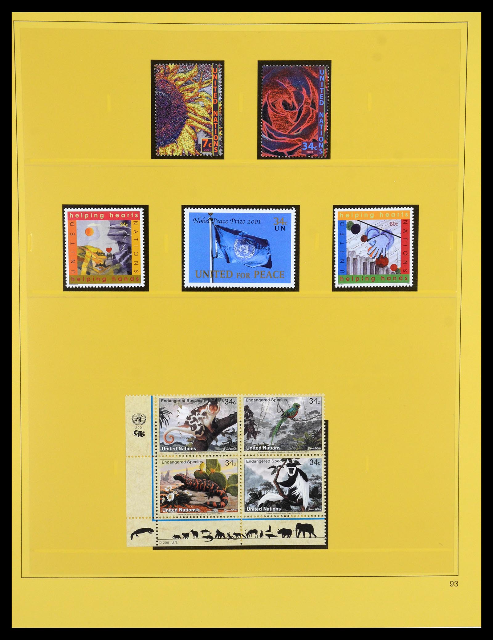 35879 093 - Postzegelverzameling 35879 Verenigde Naties 1951-2012.