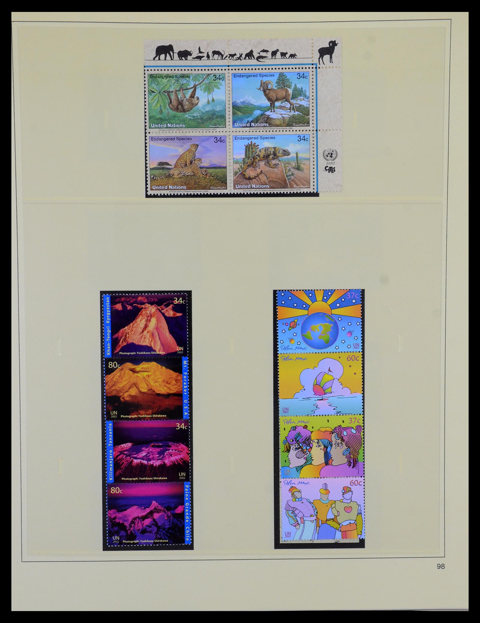 35879 098 - Postzegelverzameling 35879 Verenigde Naties 1951-2012.