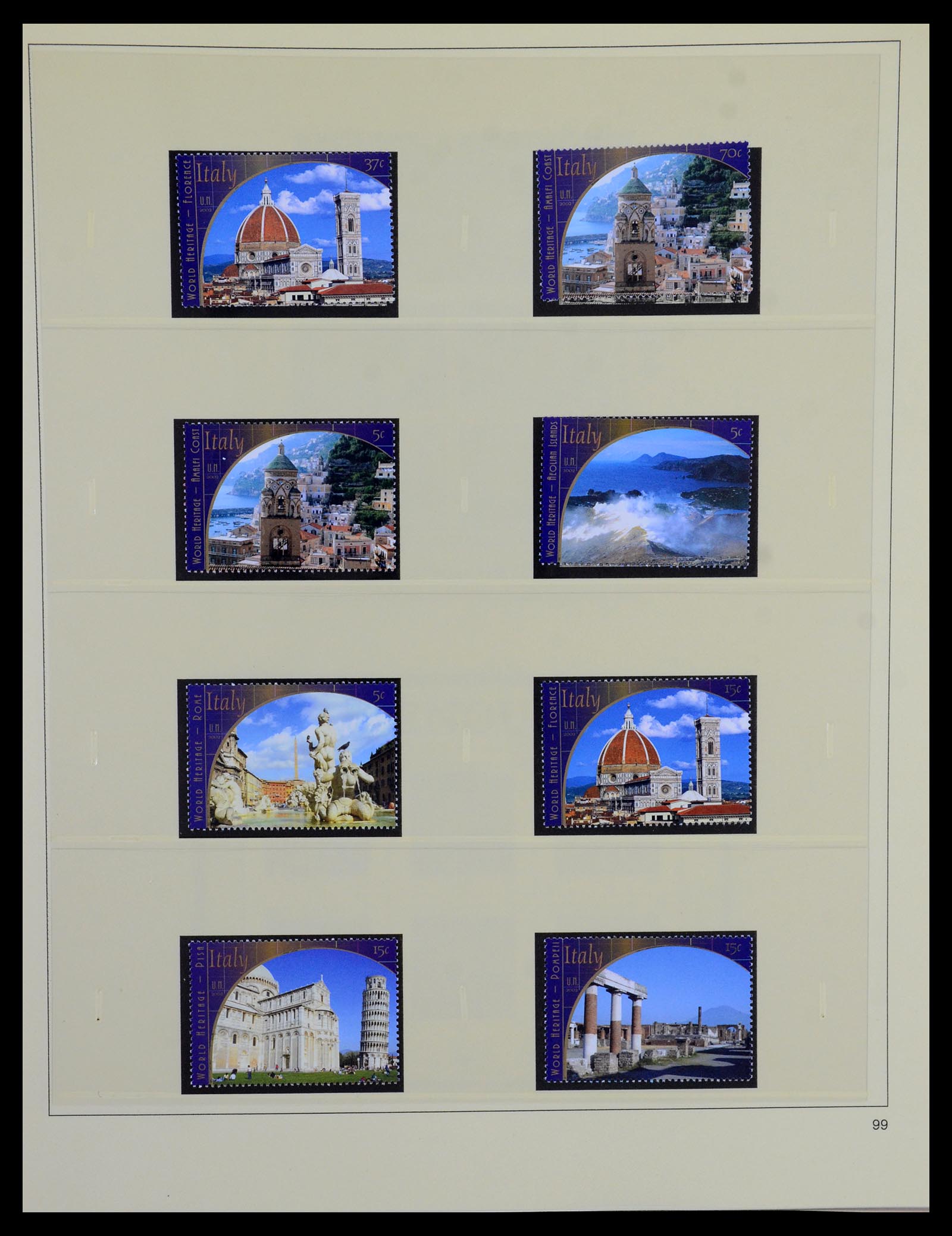 35879 099 - Postzegelverzameling 35879 Verenigde Naties 1951-2012.