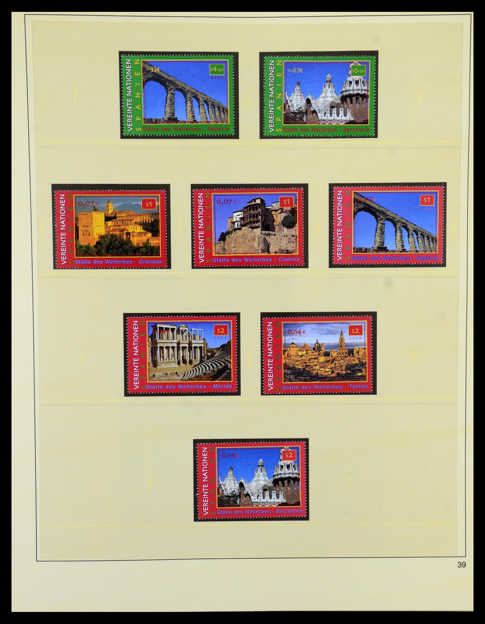 35879 307 - Postzegelverzameling 35879 Verenigde Naties 1951-2012.