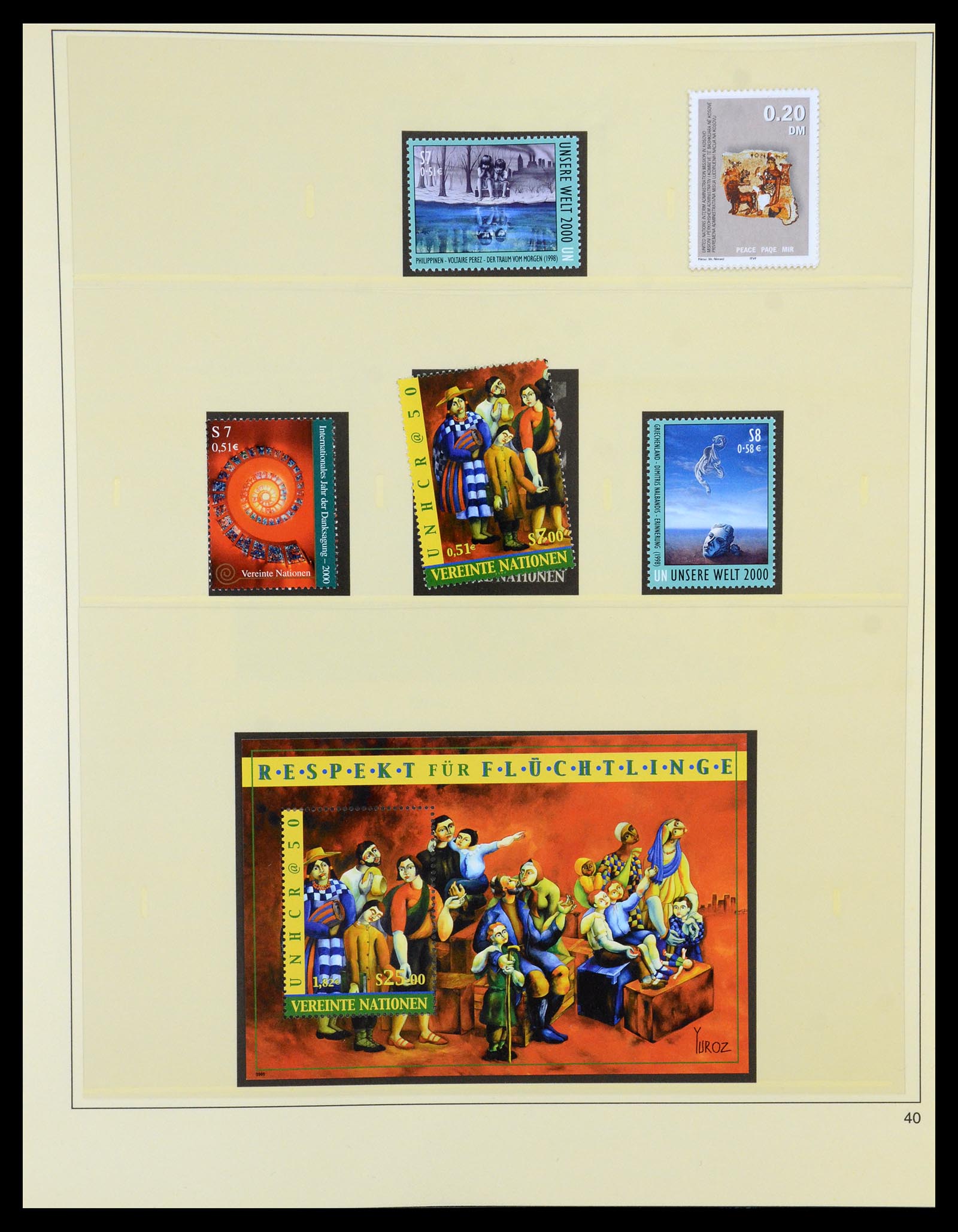 35879 308 - Postzegelverzameling 35879 Verenigde Naties 1951-2012.