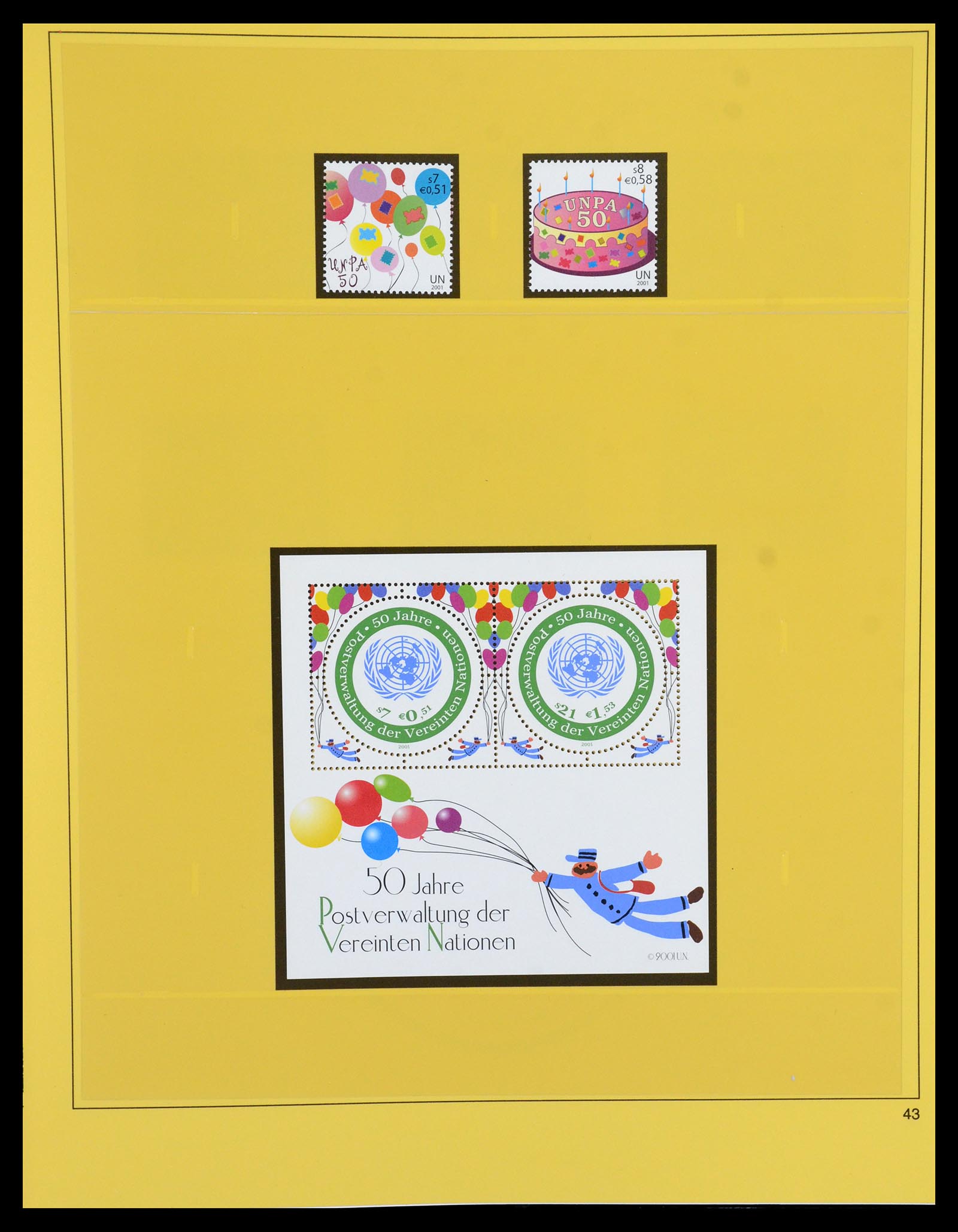 35879 311 - Postzegelverzameling 35879 Verenigde Naties 1951-2012.
