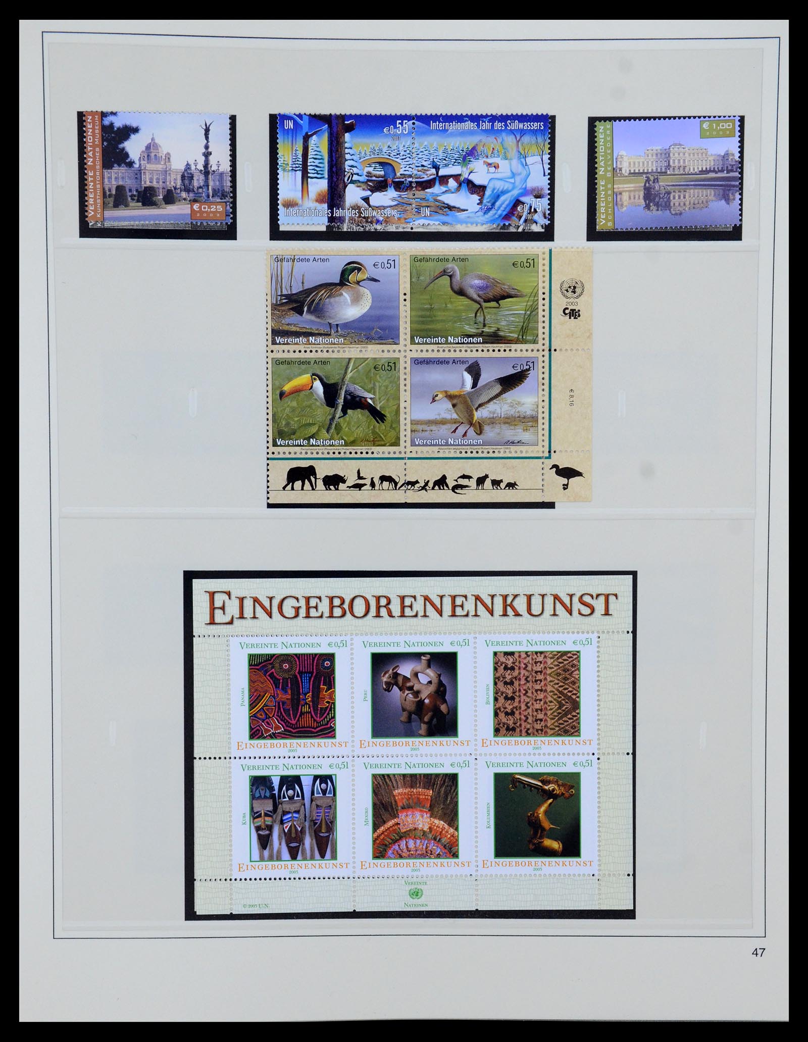 35879 315 - Postzegelverzameling 35879 Verenigde Naties 1951-2012.