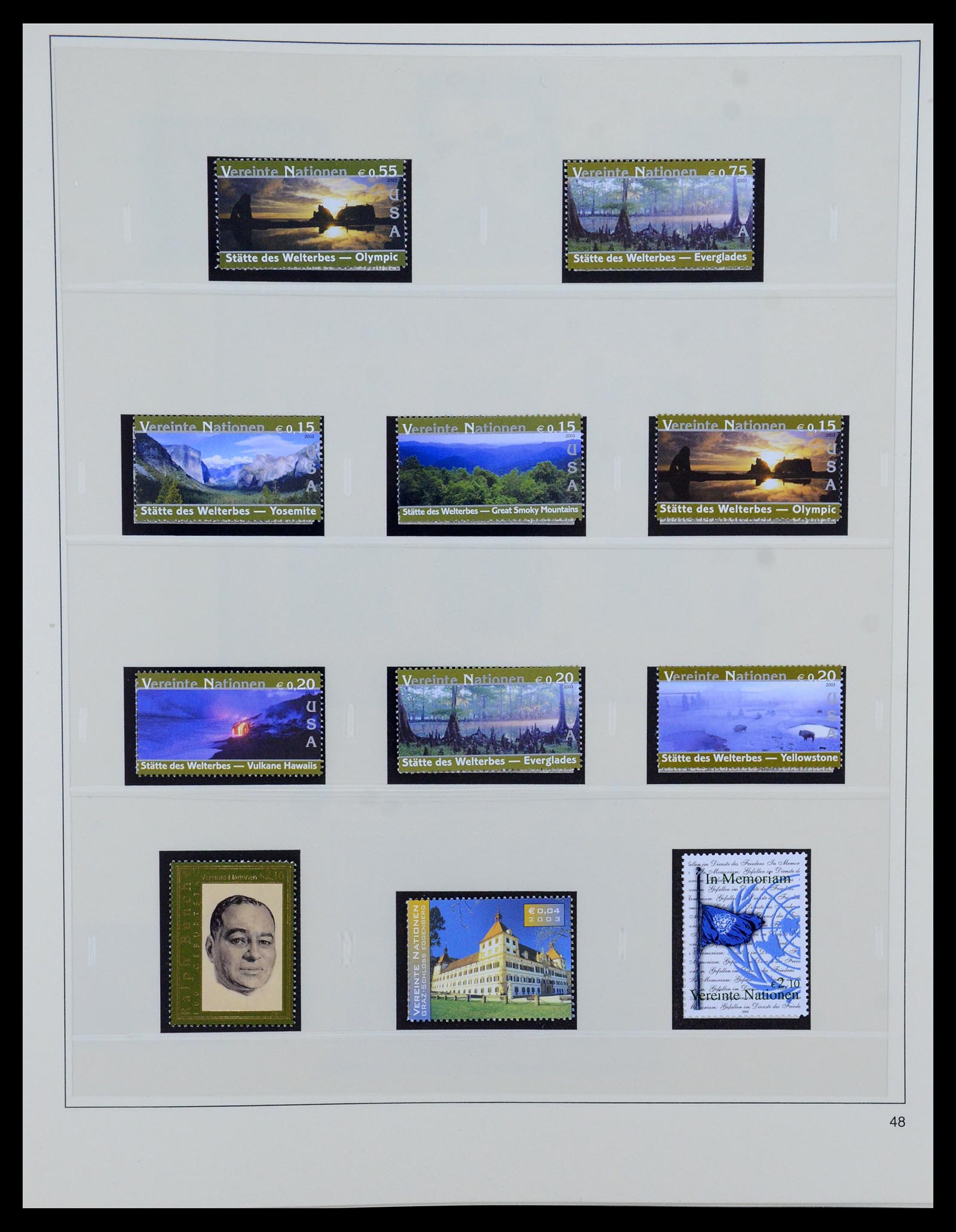 35879 316 - Postzegelverzameling 35879 Verenigde Naties 1951-2012.