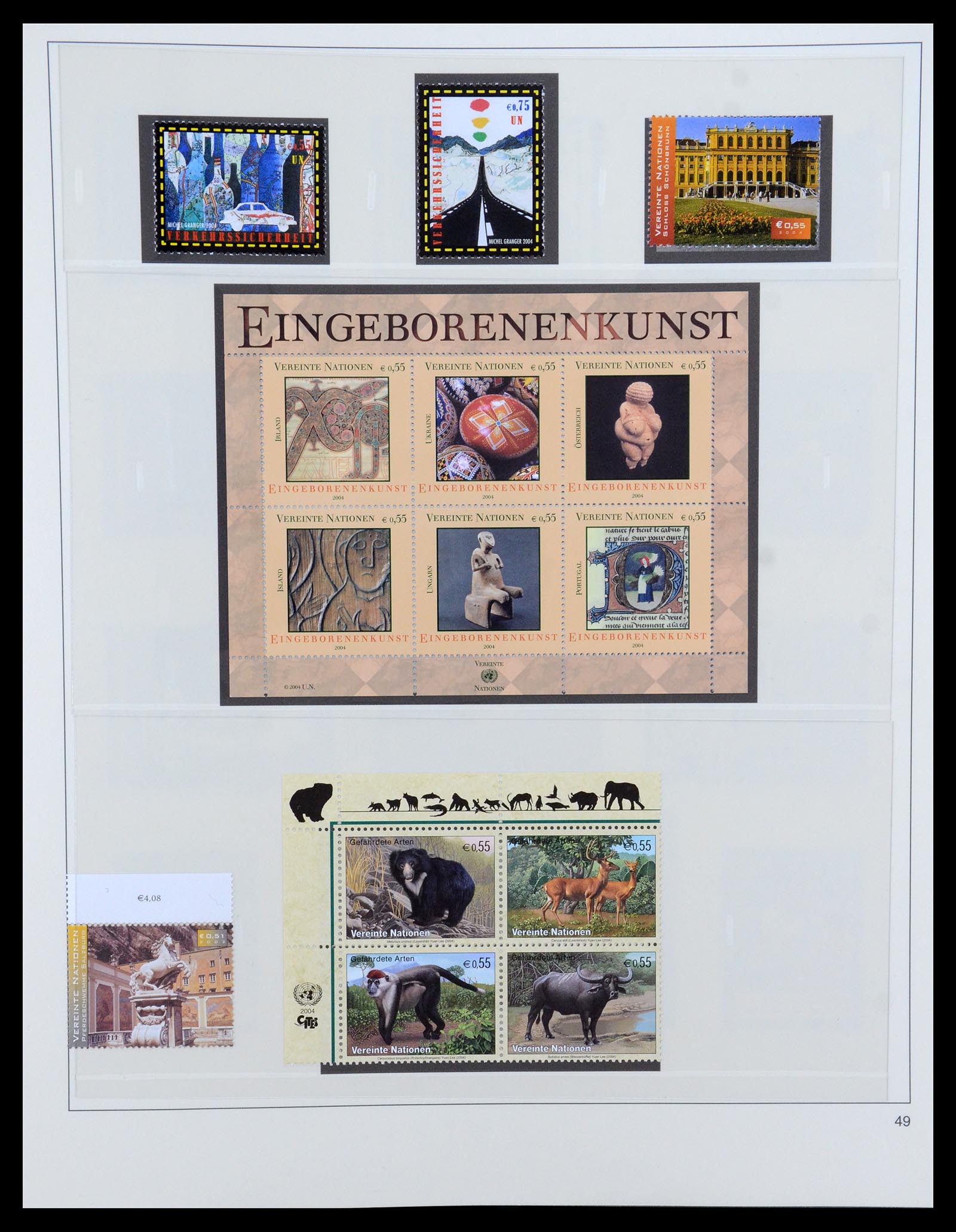 35879 317 - Postzegelverzameling 35879 Verenigde Naties 1951-2012.