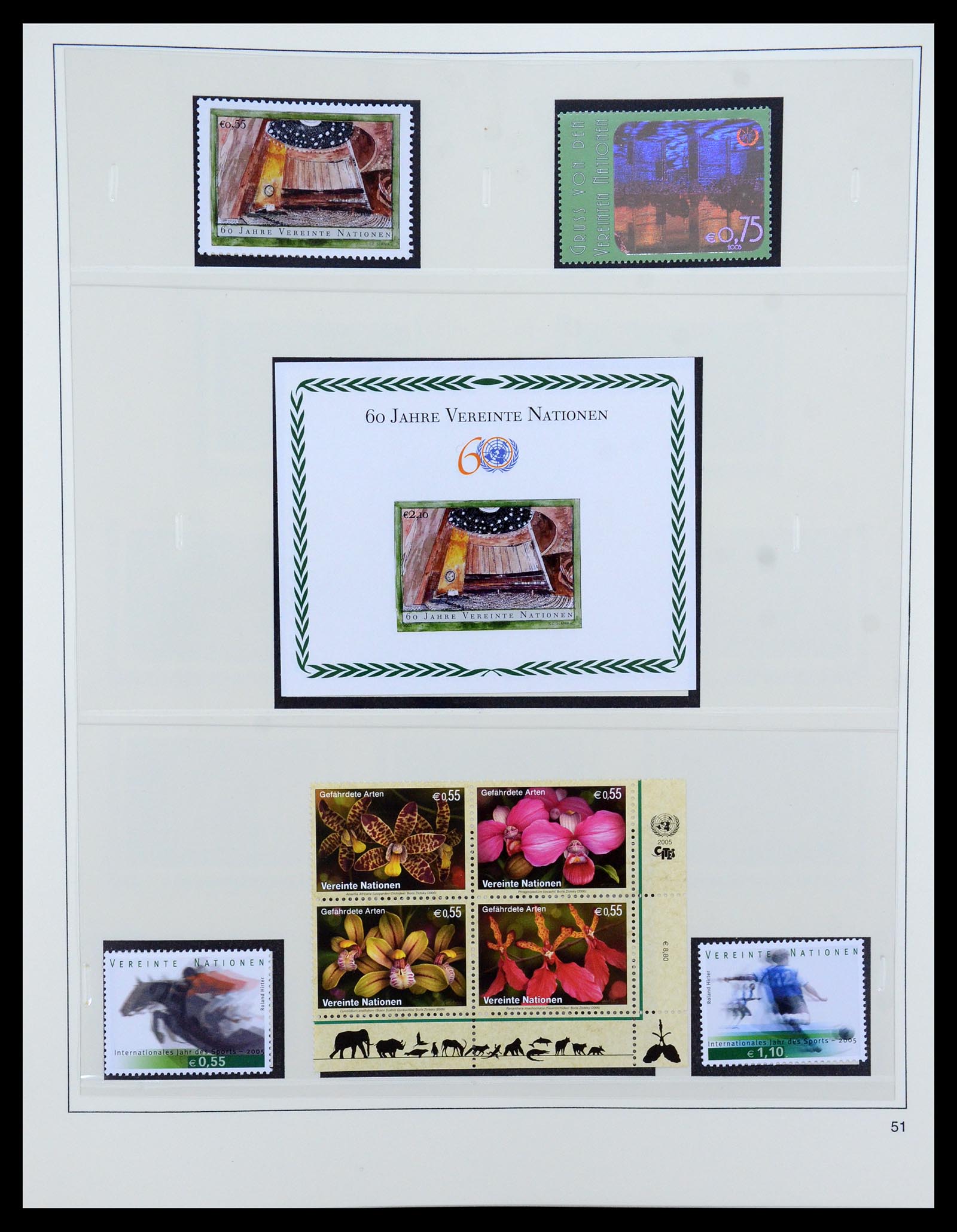 35879 319 - Postzegelverzameling 35879 Verenigde Naties 1951-2012.