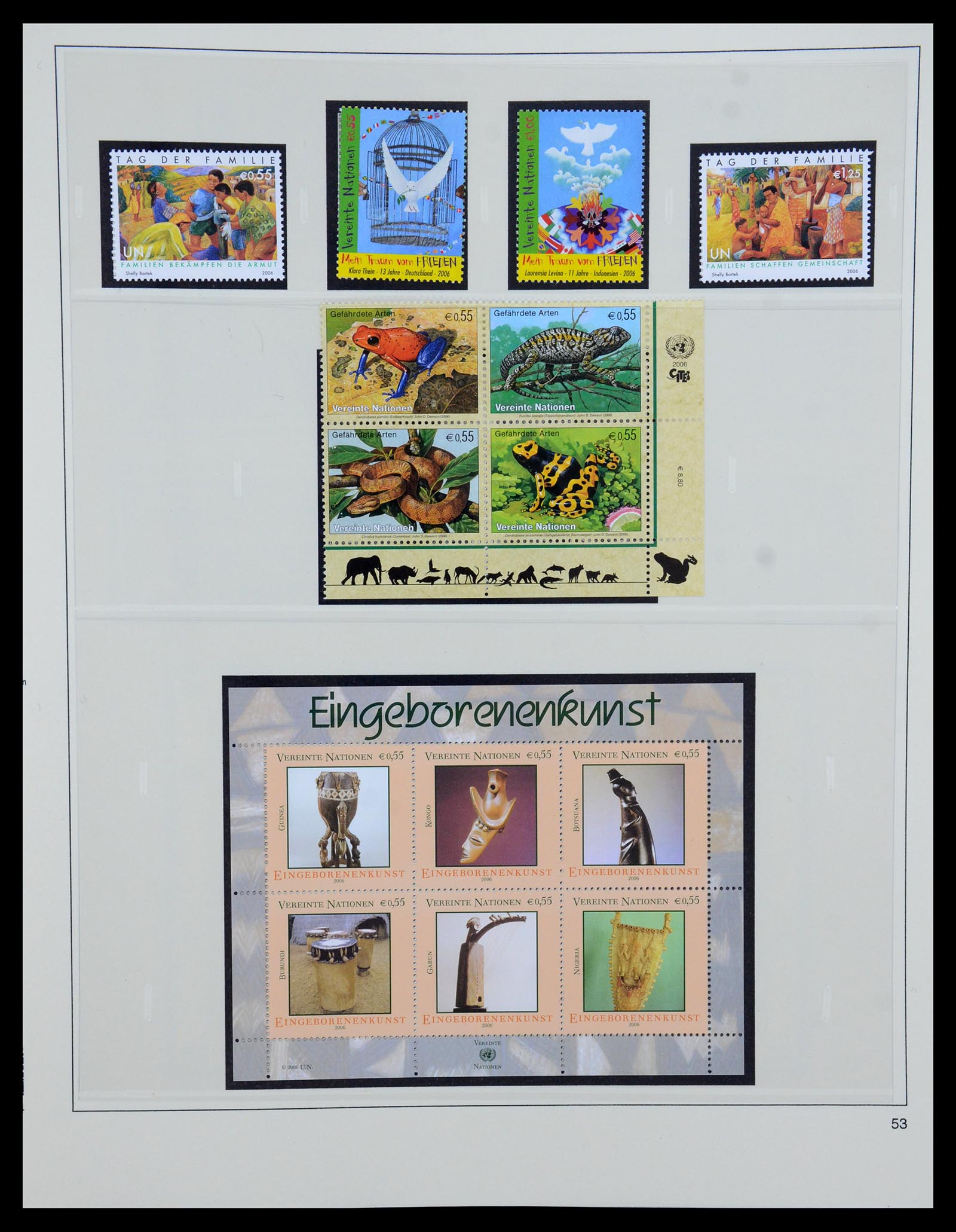 35879 321 - Postzegelverzameling 35879 Verenigde Naties 1951-2012.