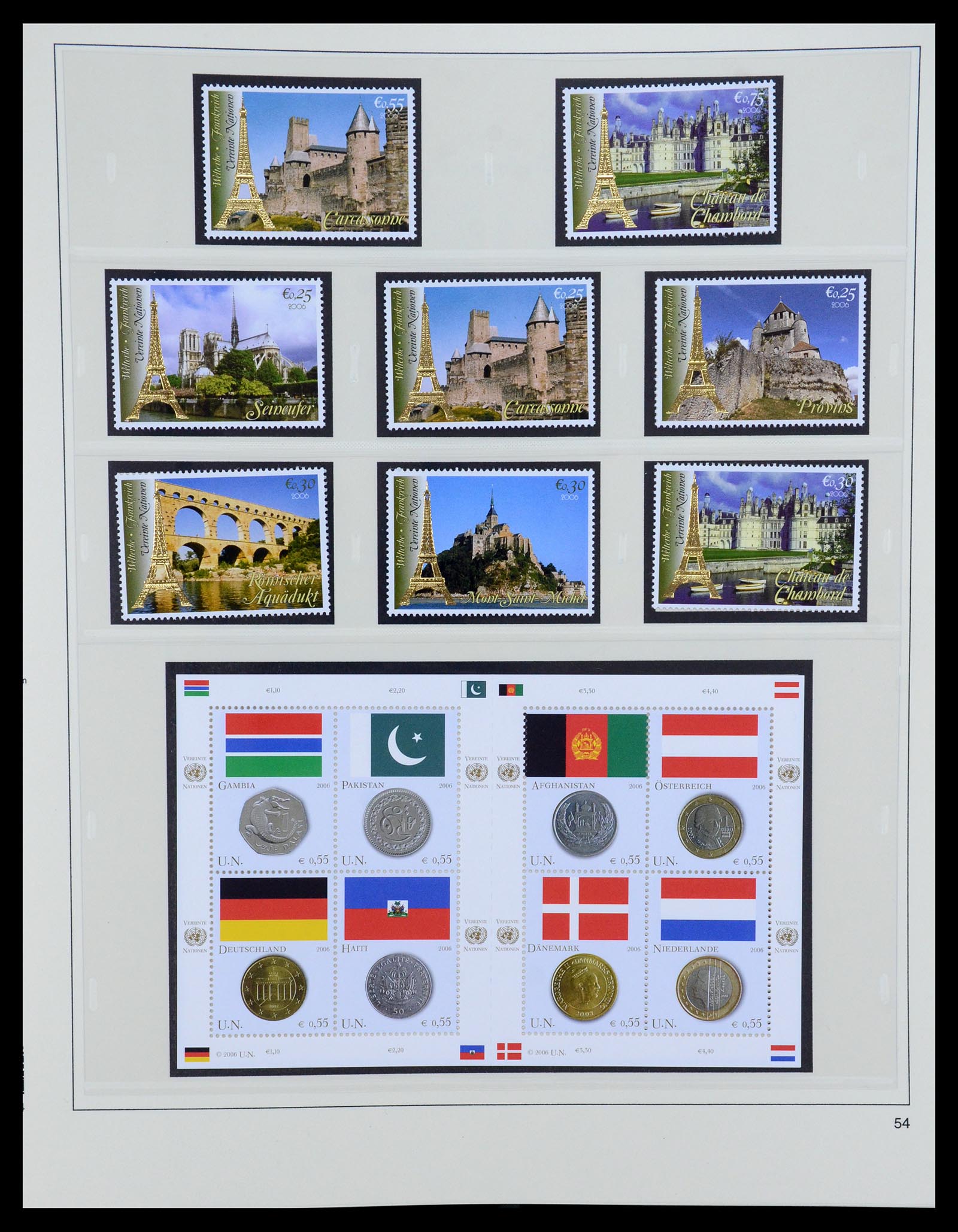 35879 322 - Postzegelverzameling 35879 Verenigde Naties 1951-2012.