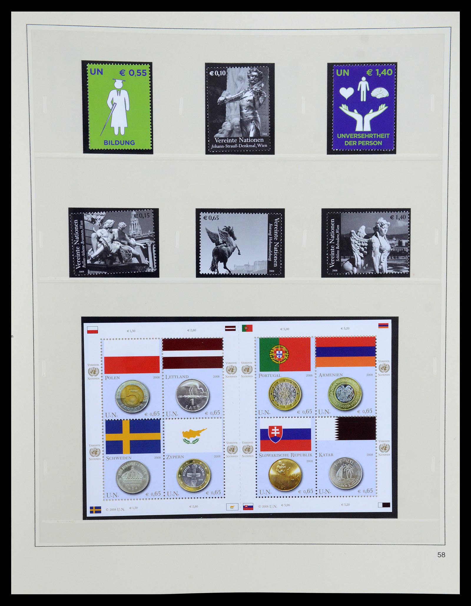 35879 326 - Postzegelverzameling 35879 Verenigde Naties 1951-2012.
