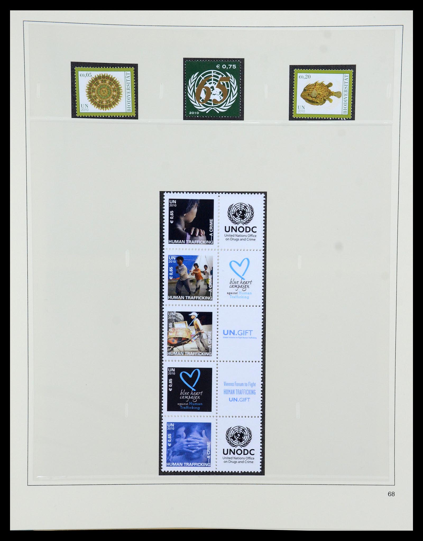 35879 336 - Postzegelverzameling 35879 Verenigde Naties 1951-2012.