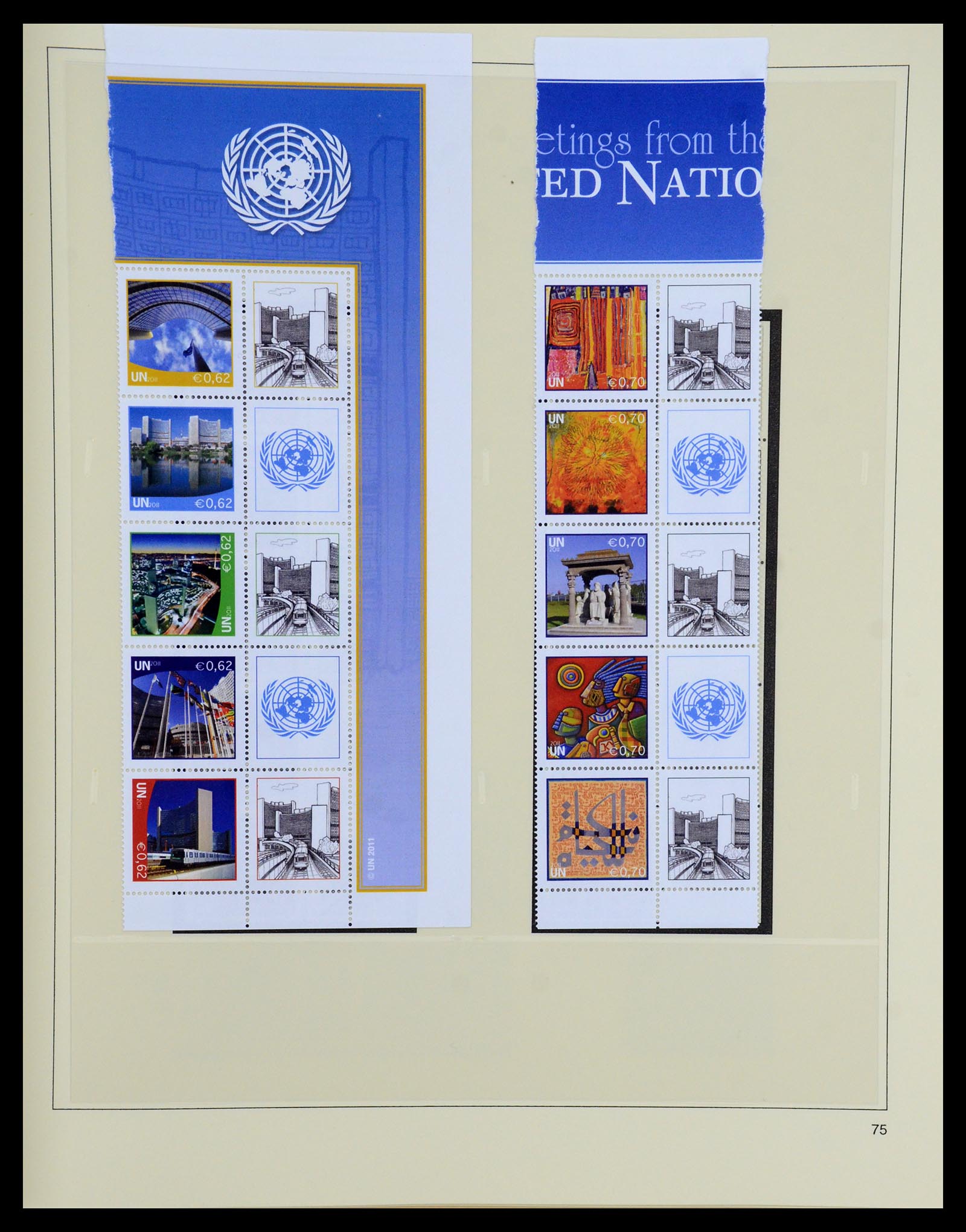 35879 342 - Postzegelverzameling 35879 Verenigde Naties 1951-2012.