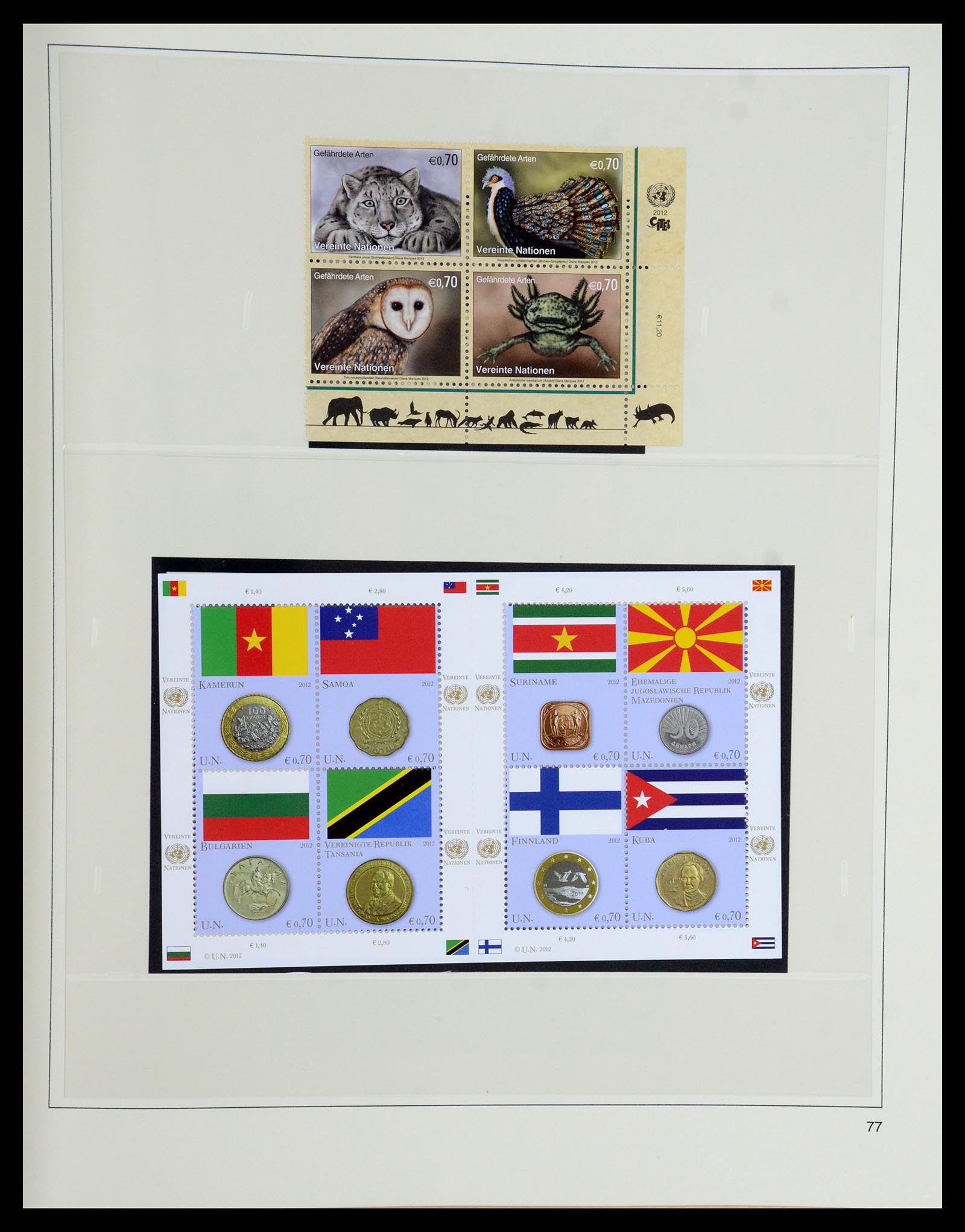 35879 344 - Postzegelverzameling 35879 Verenigde Naties 1951-2012.