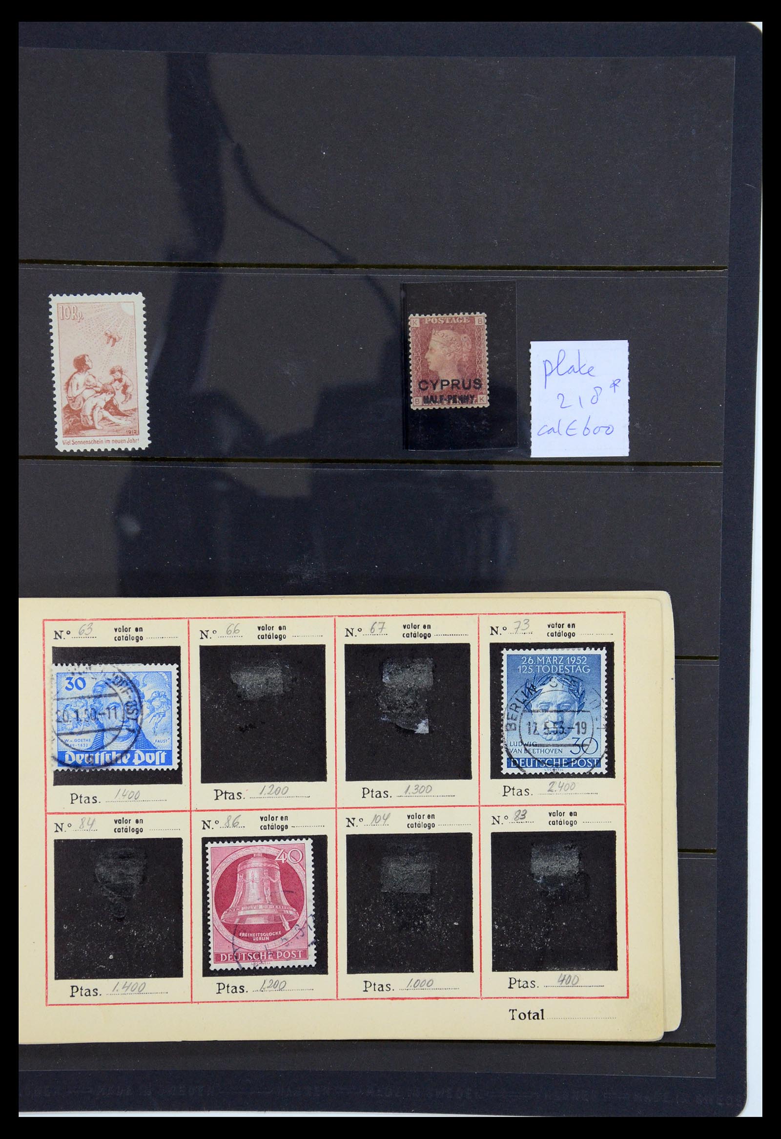 35882 002 - Stamp Collection 35882 World sorting lot 1850-1955.