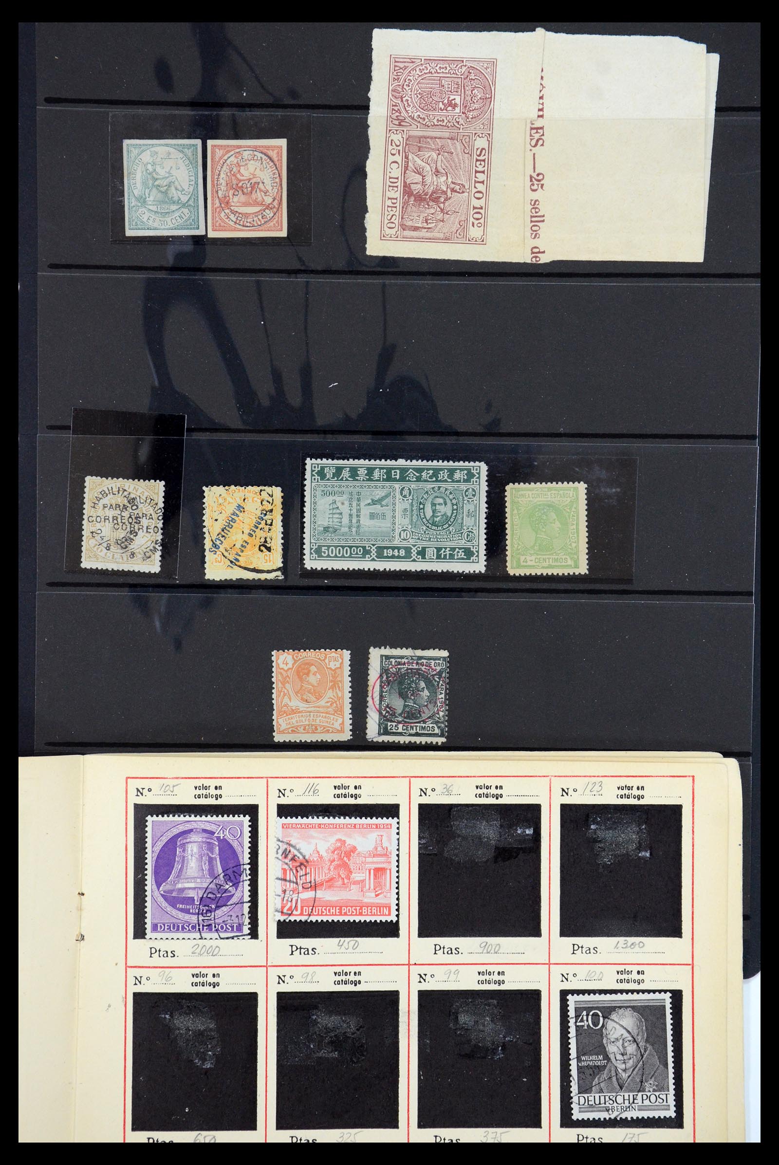 35882 003 - Stamp Collection 35882 World sorting lot 1850-1955.