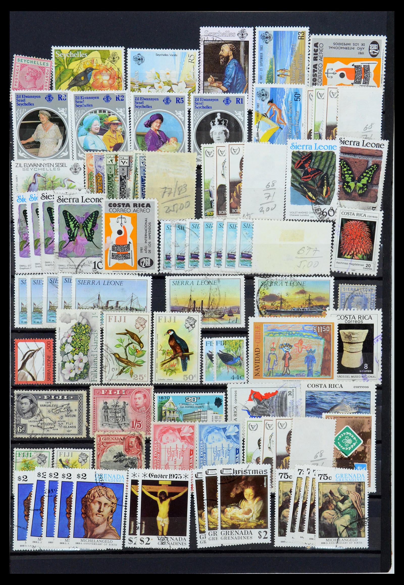 35882 074 - Postzegelverzameling 35882 Wereld uitzoekpartij 1850-1955.