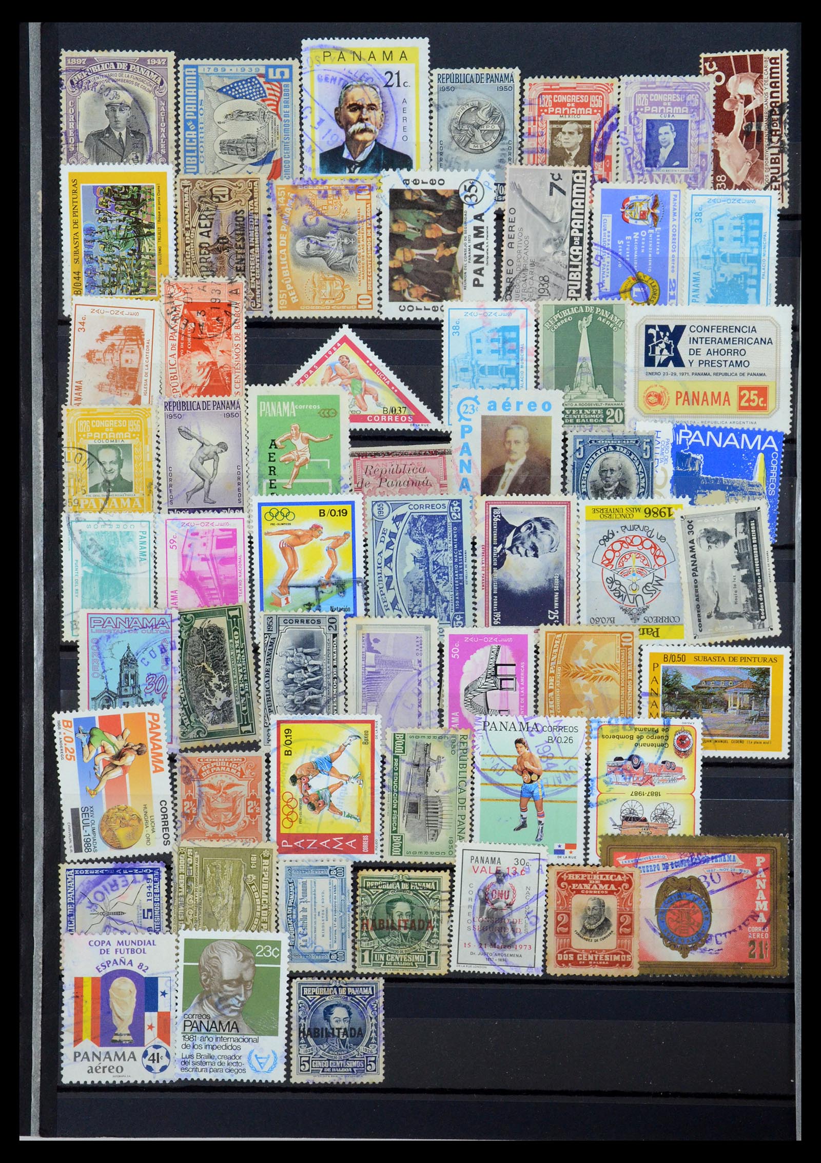 35882 101 - Postzegelverzameling 35882 Wereld uitzoekpartij 1850-1955.