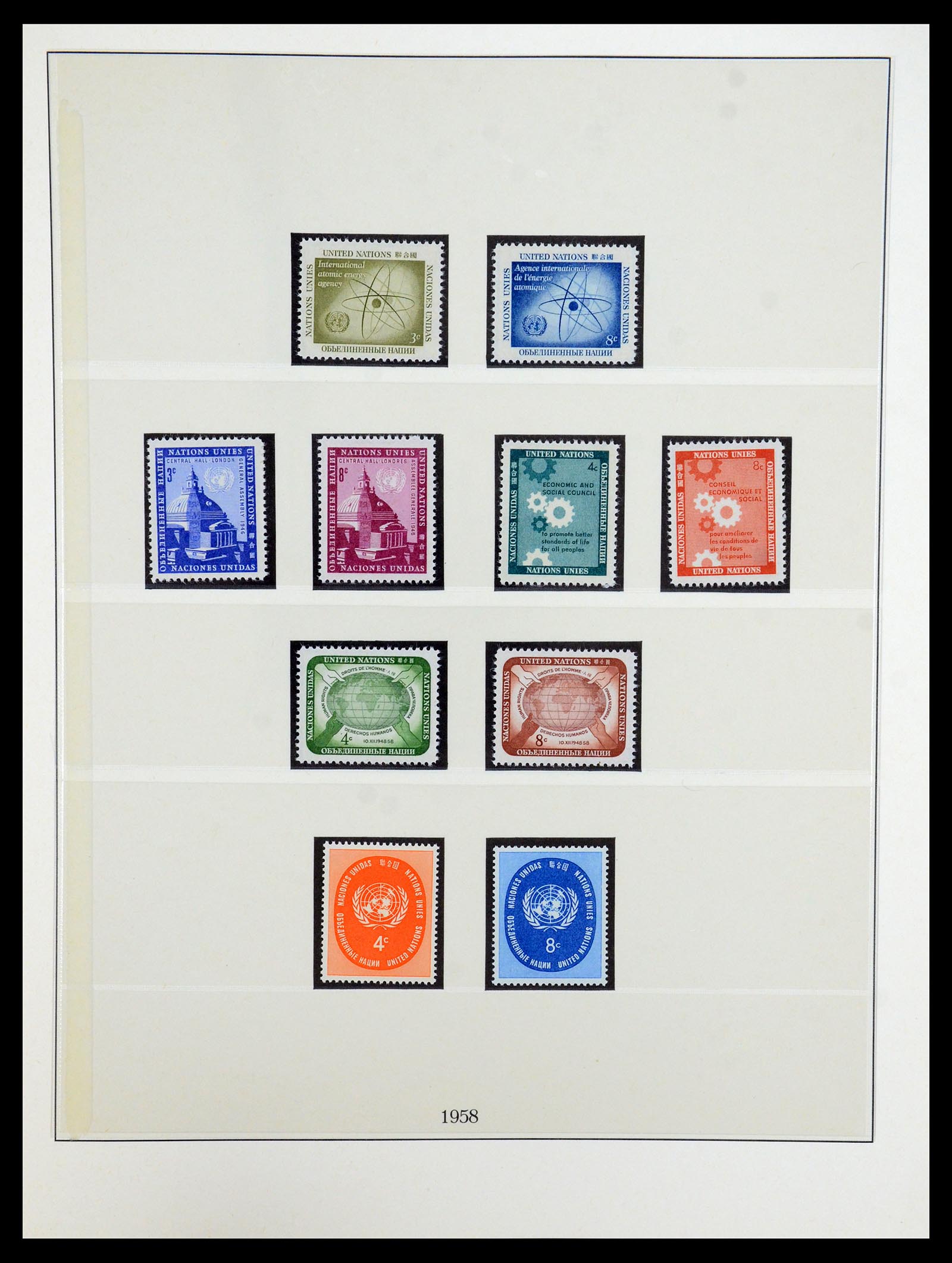 35883 008 - Postzegelverzameling 35883 Verenigde Naties 1951-2003.