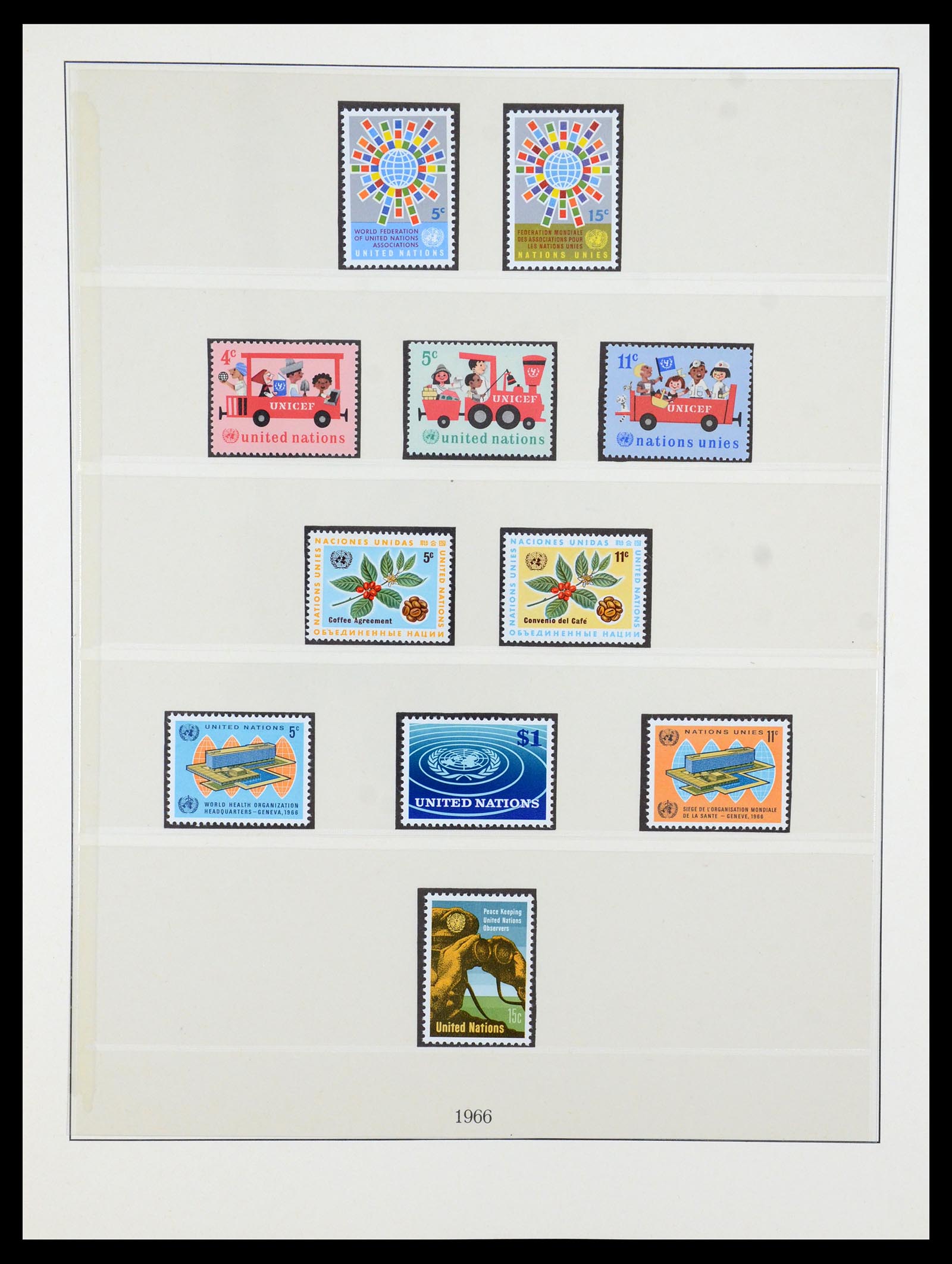 35883 020 - Postzegelverzameling 35883 Verenigde Naties 1951-2003.