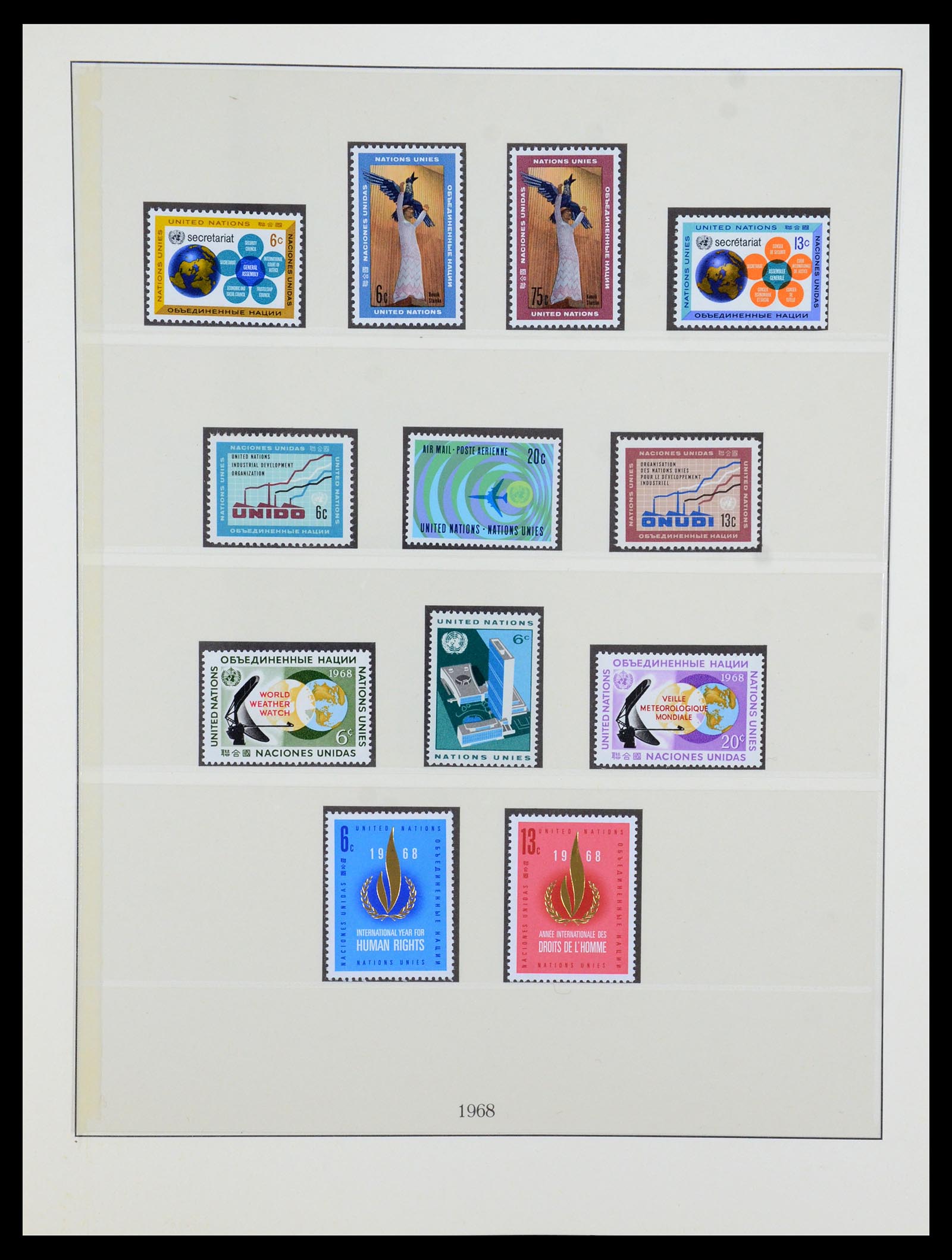 35883 024 - Postzegelverzameling 35883 Verenigde Naties 1951-2003.