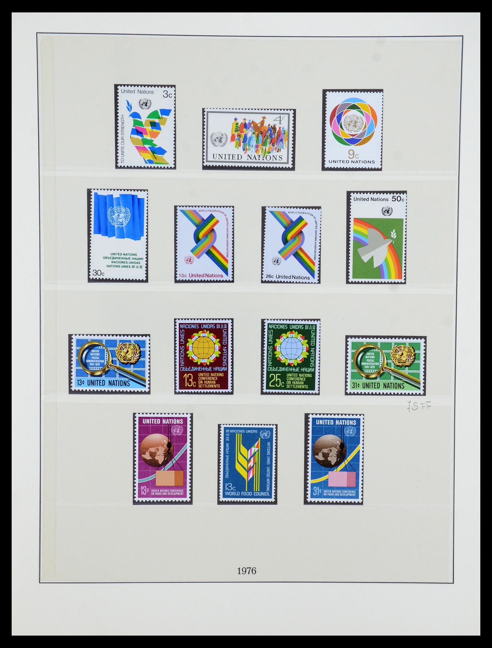 35883 034 - Postzegelverzameling 35883 Verenigde Naties 1951-2003.