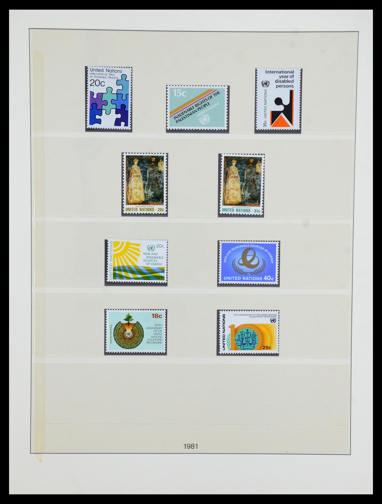 35883 040 - Postzegelverzameling 35883 Verenigde Naties 1951-2003.