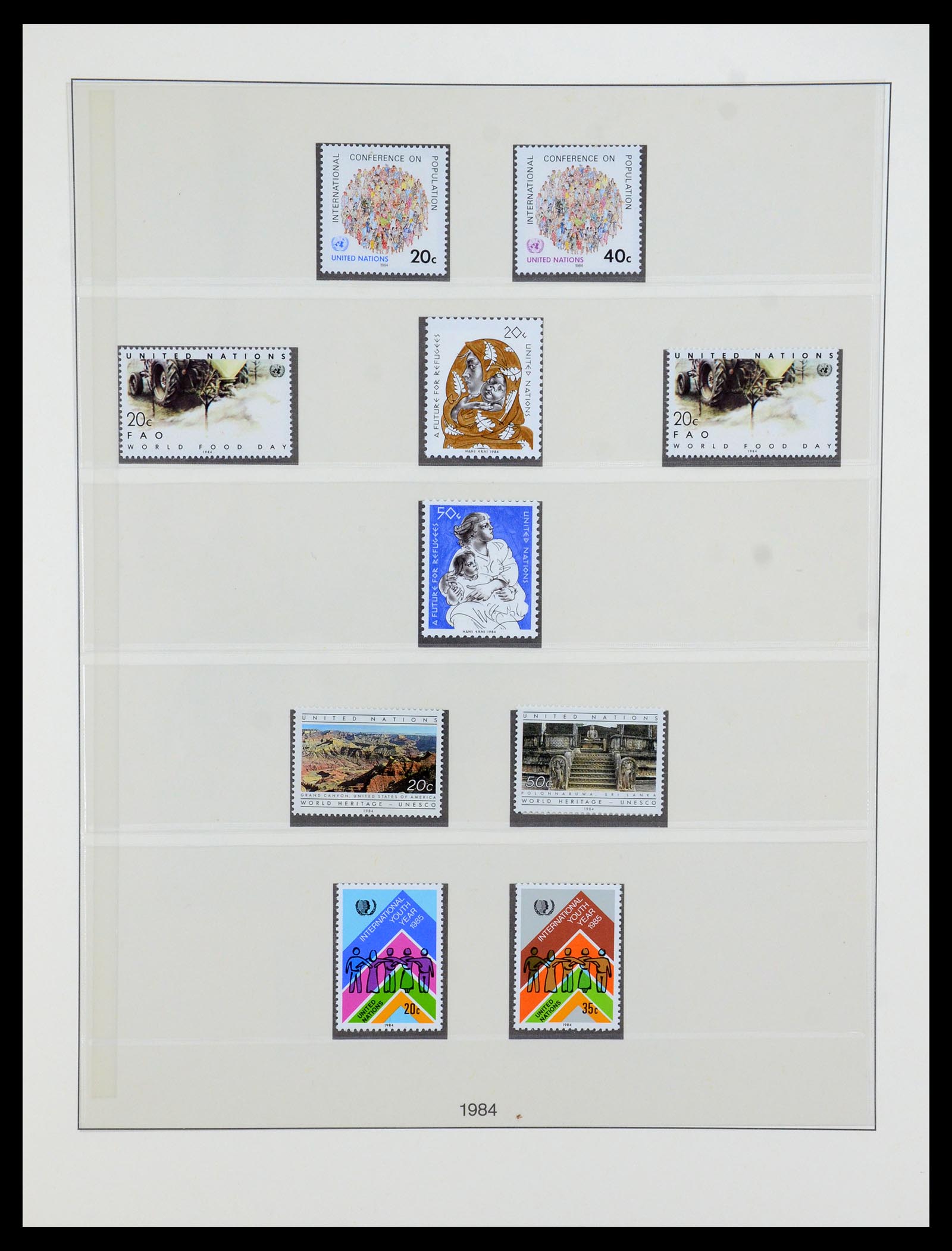 35883 046 - Postzegelverzameling 35883 Verenigde Naties 1951-2003.