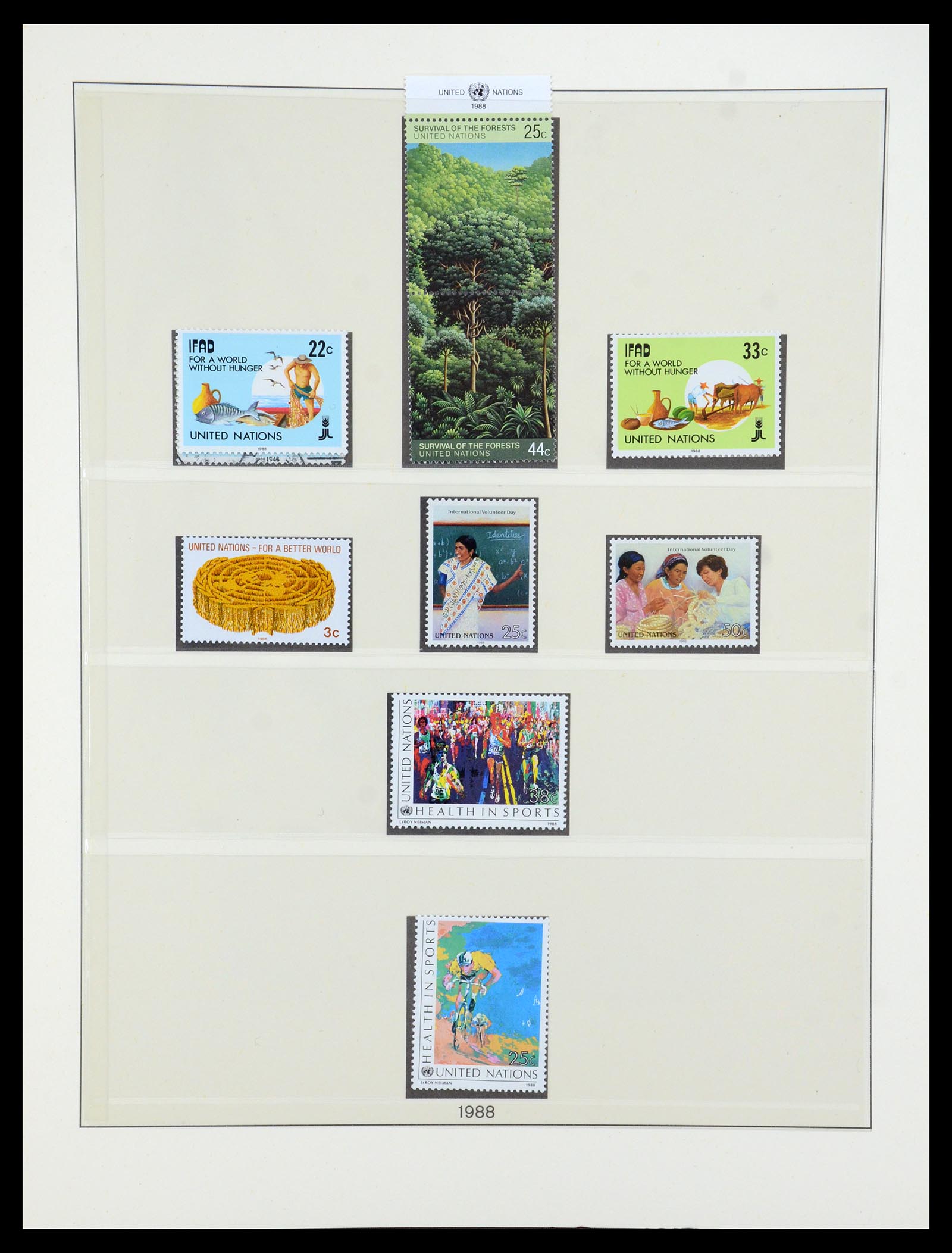 35883 054 - Postzegelverzameling 35883 Verenigde Naties 1951-2003.