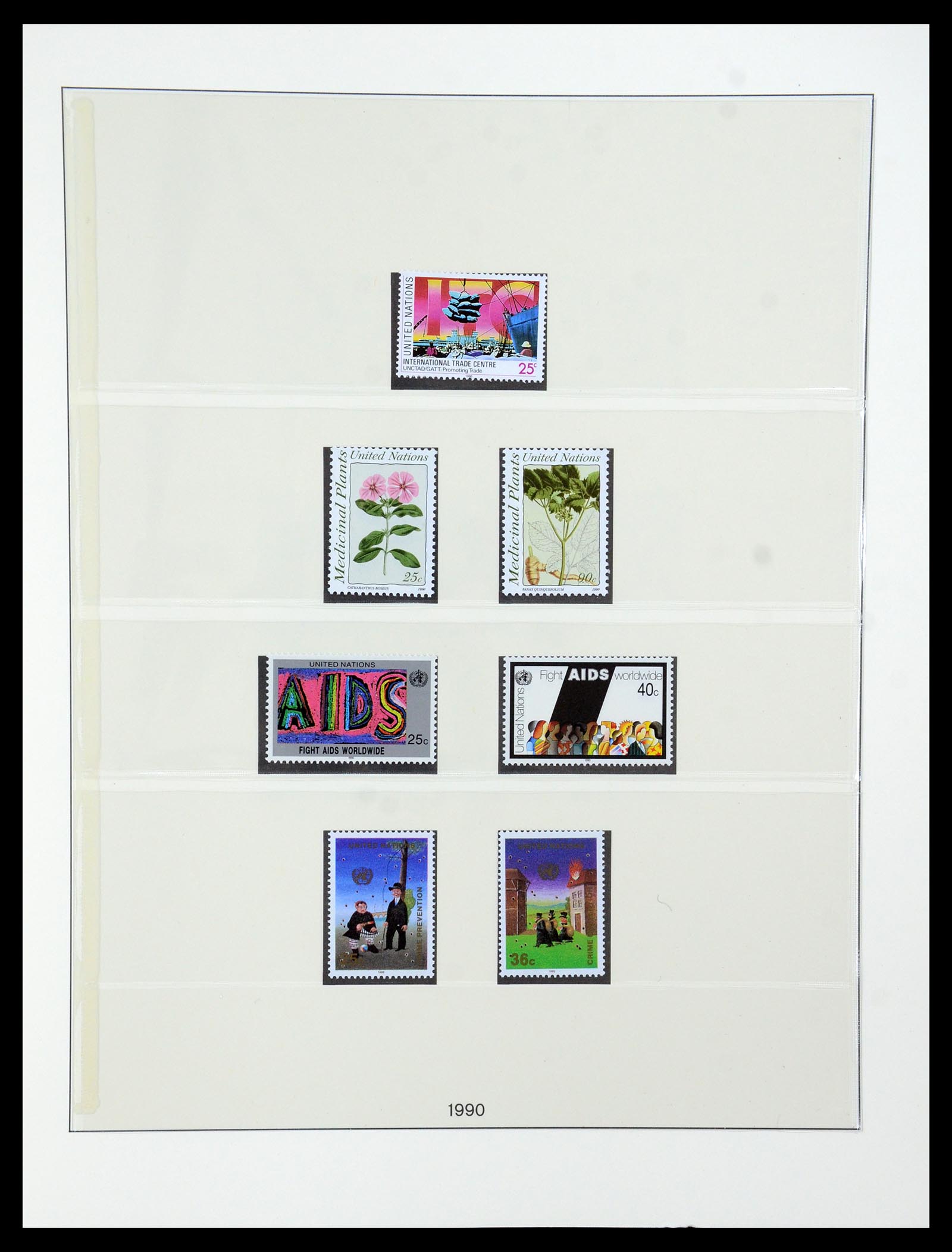 35883 060 - Postzegelverzameling 35883 Verenigde Naties 1951-2003.