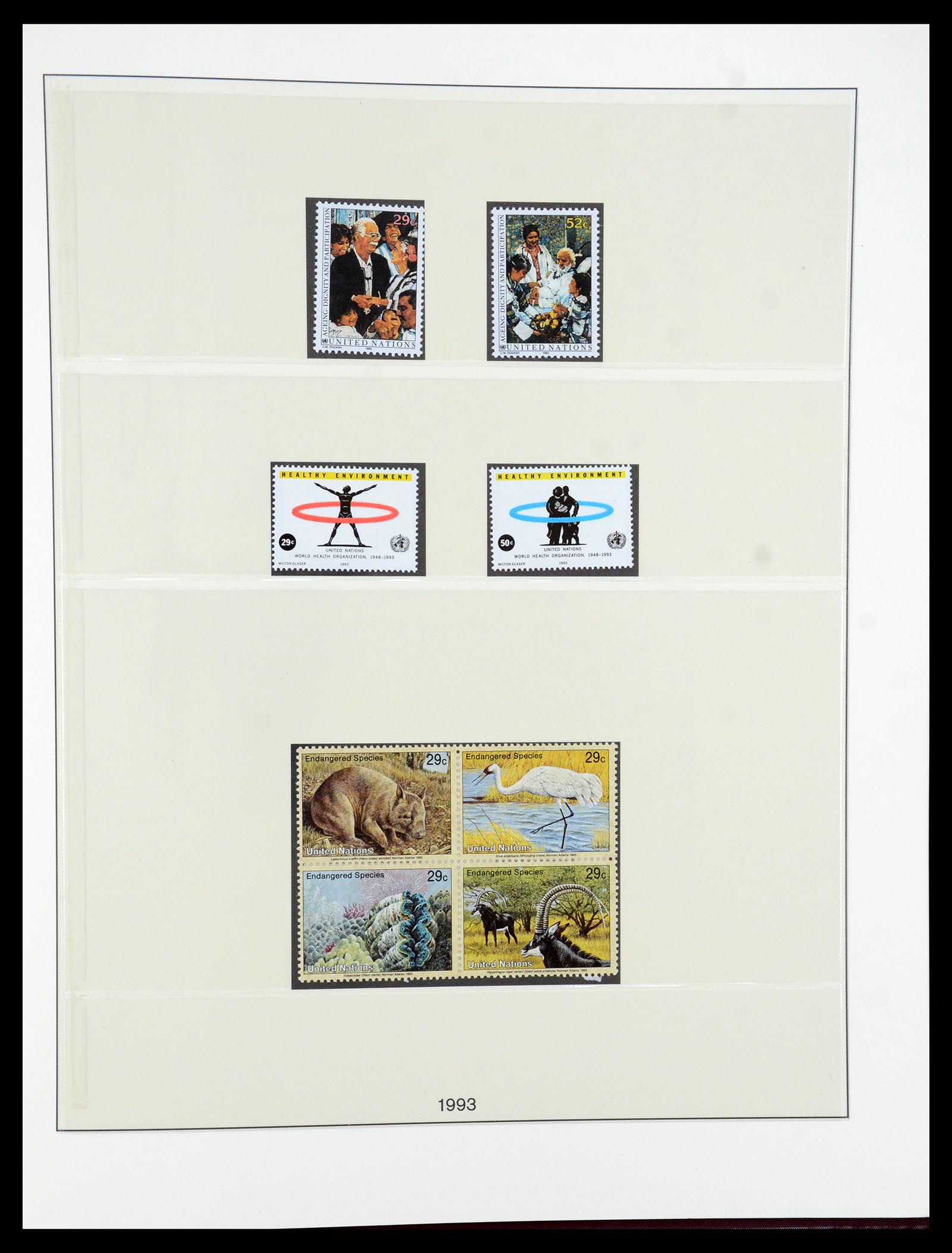 35883 070 - Postzegelverzameling 35883 Verenigde Naties 1951-2003.