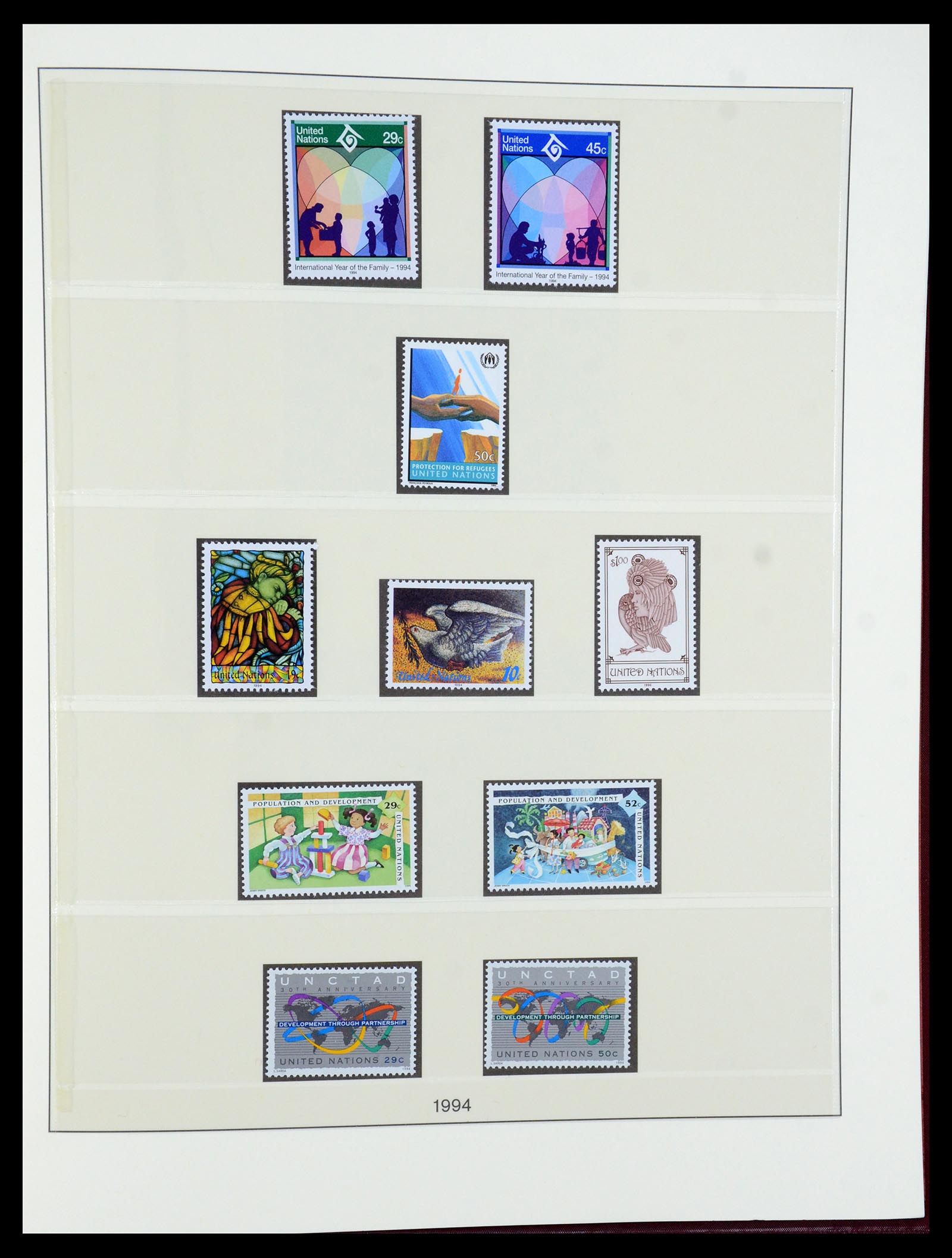 35883 073 - Postzegelverzameling 35883 Verenigde Naties 1951-2003.