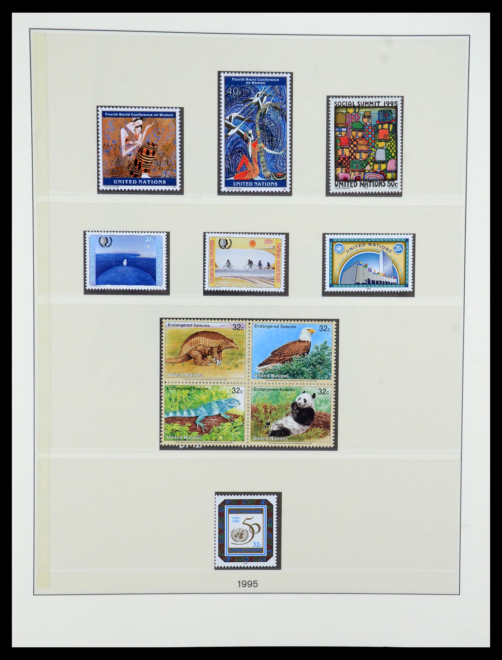 35883 075 - Postzegelverzameling 35883 Verenigde Naties 1951-2003.