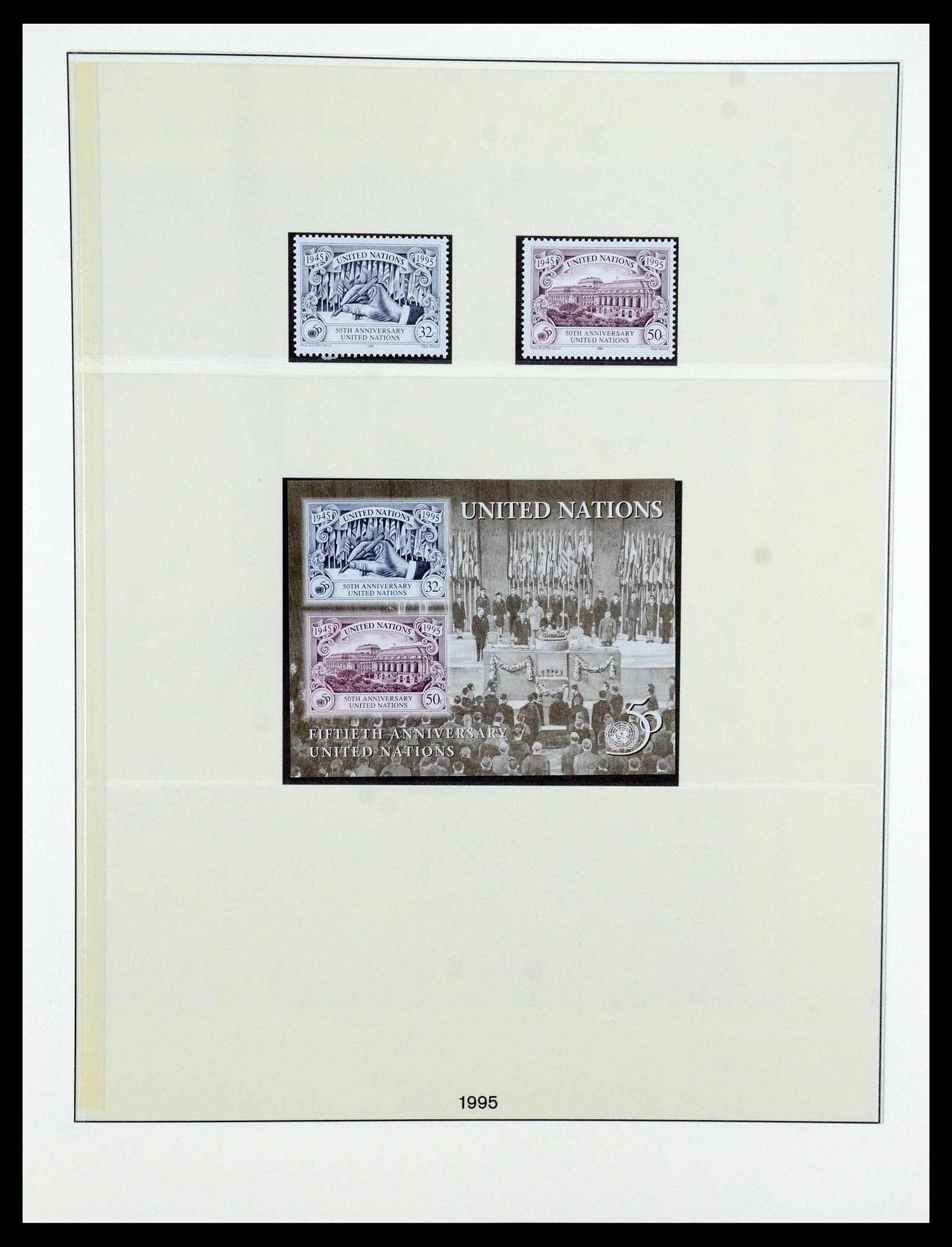 35883 076 - Postzegelverzameling 35883 Verenigde Naties 1951-2003.