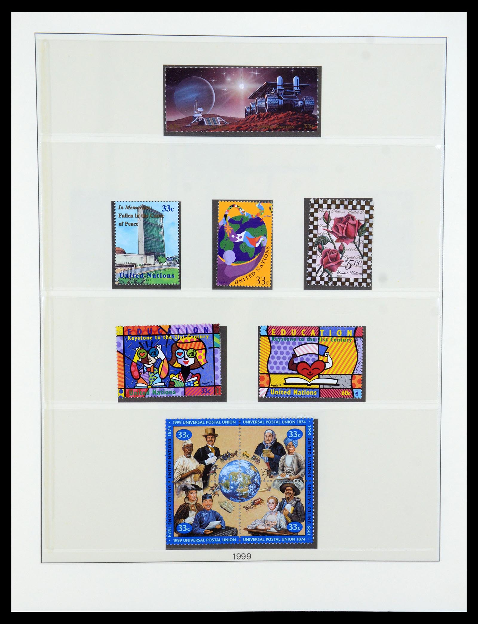35883 091 - Postzegelverzameling 35883 Verenigde Naties 1951-2003.