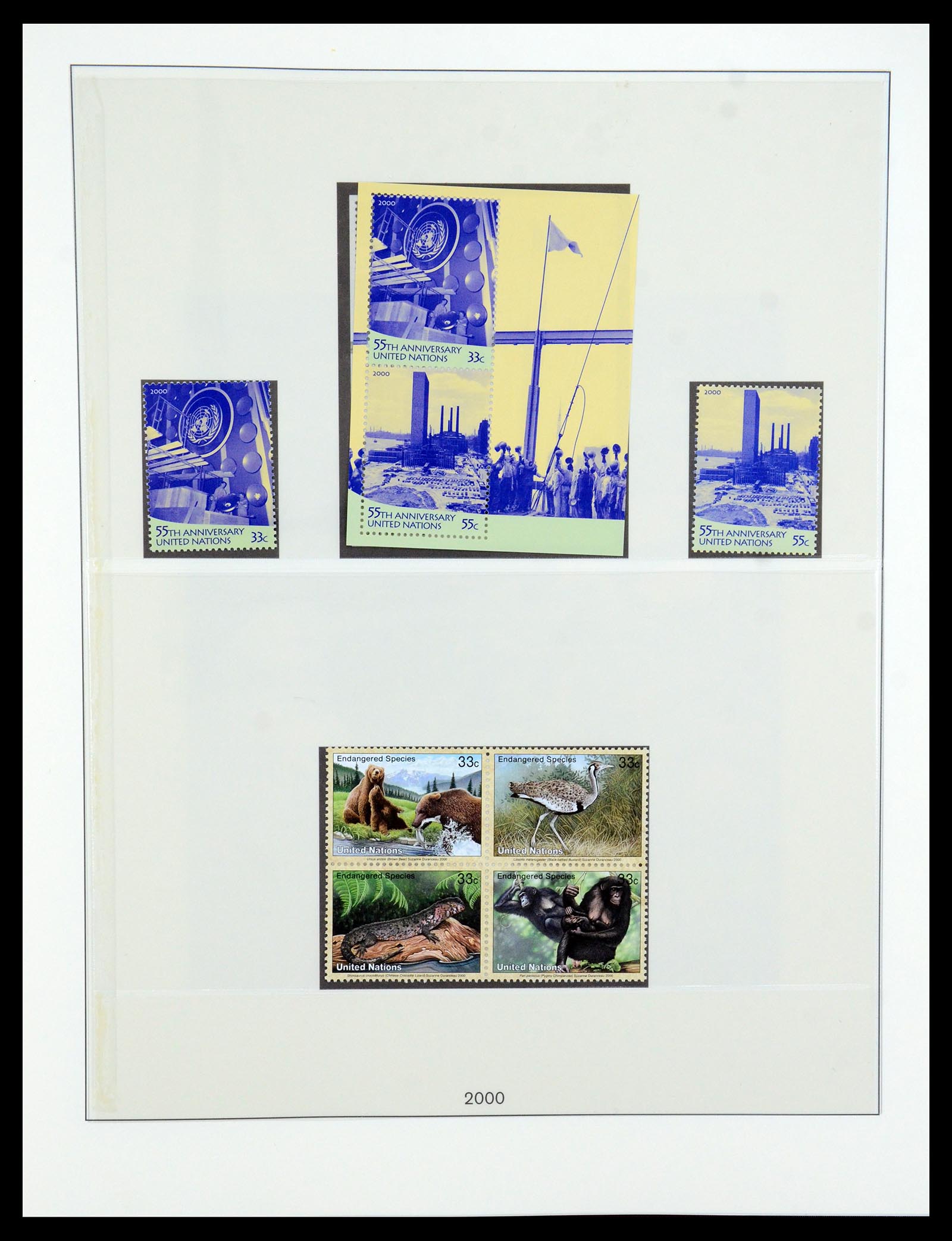 35883 092 - Postzegelverzameling 35883 Verenigde Naties 1951-2003.