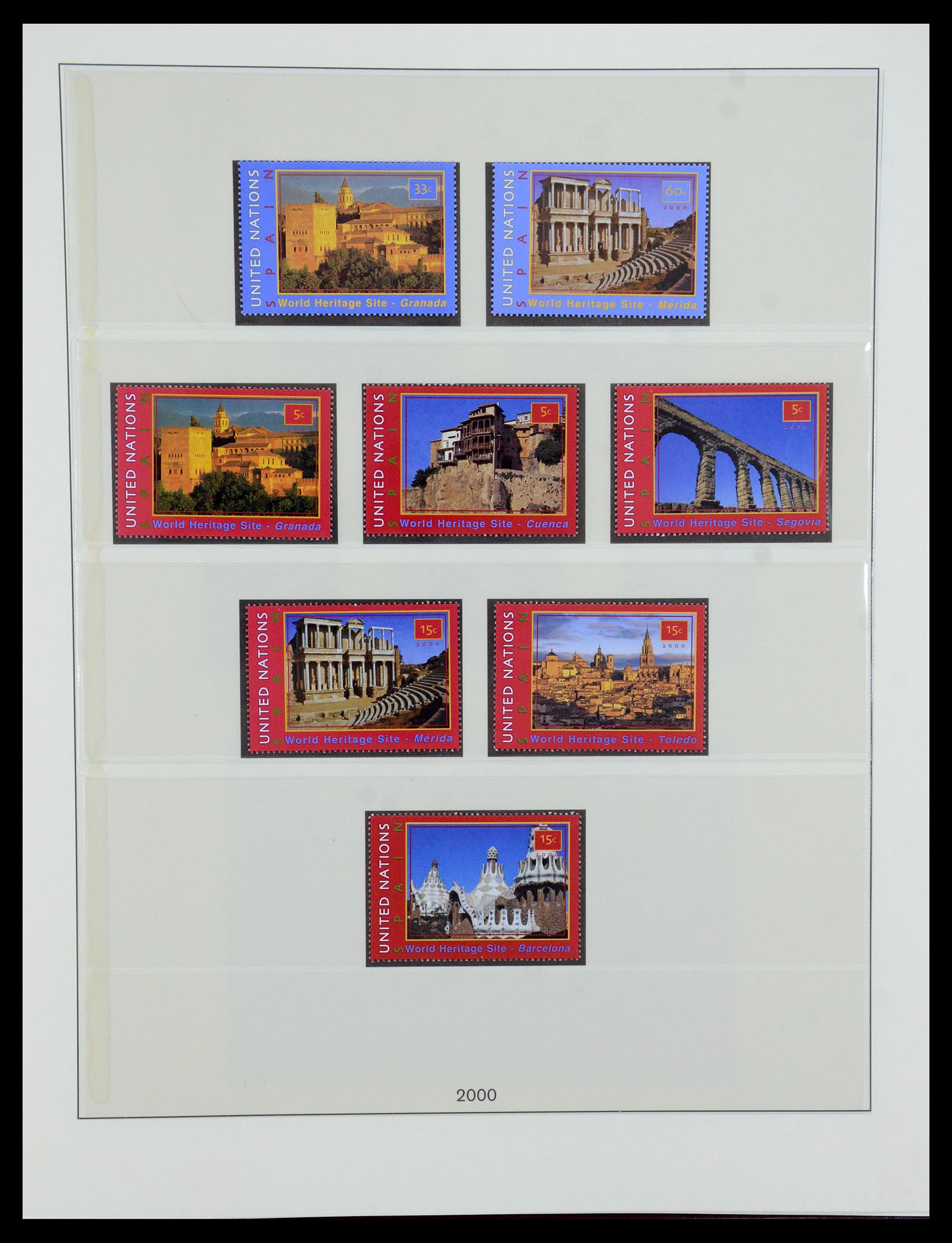 35883 094 - Postzegelverzameling 35883 Verenigde Naties 1951-2003.
