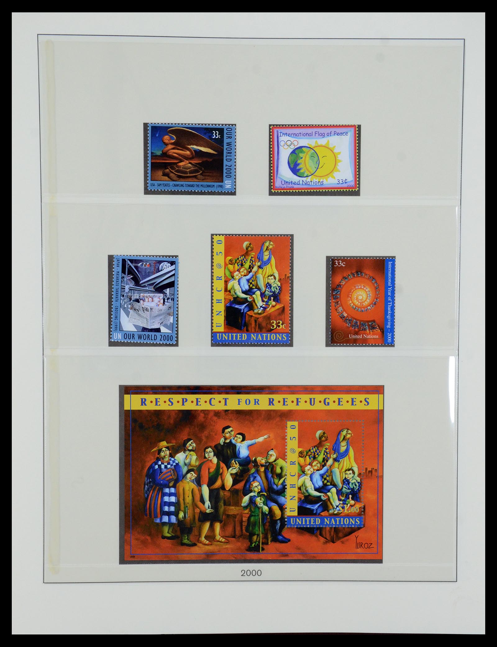 35883 095 - Postzegelverzameling 35883 Verenigde Naties 1951-2003.
