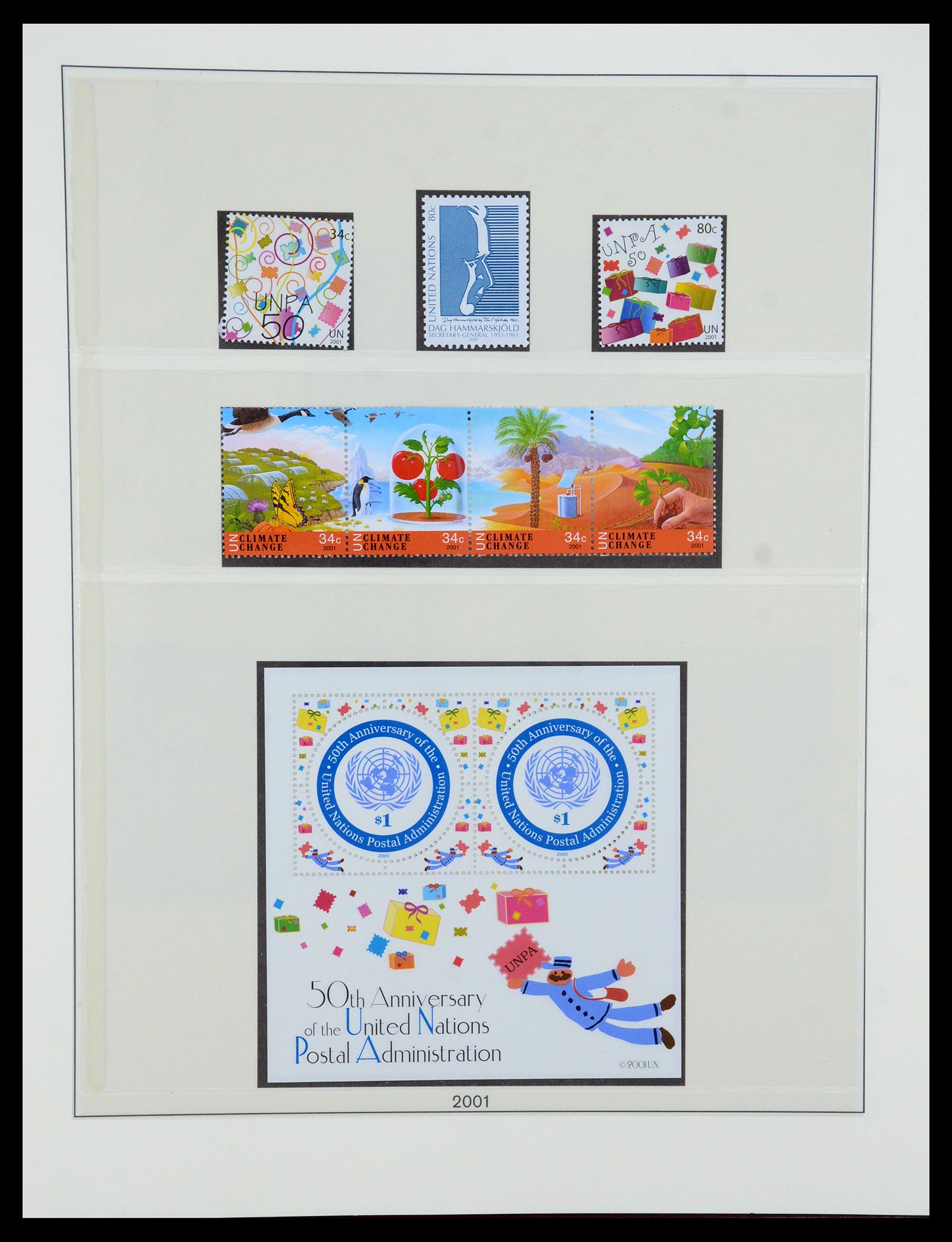 35883 099 - Postzegelverzameling 35883 Verenigde Naties 1951-2003.