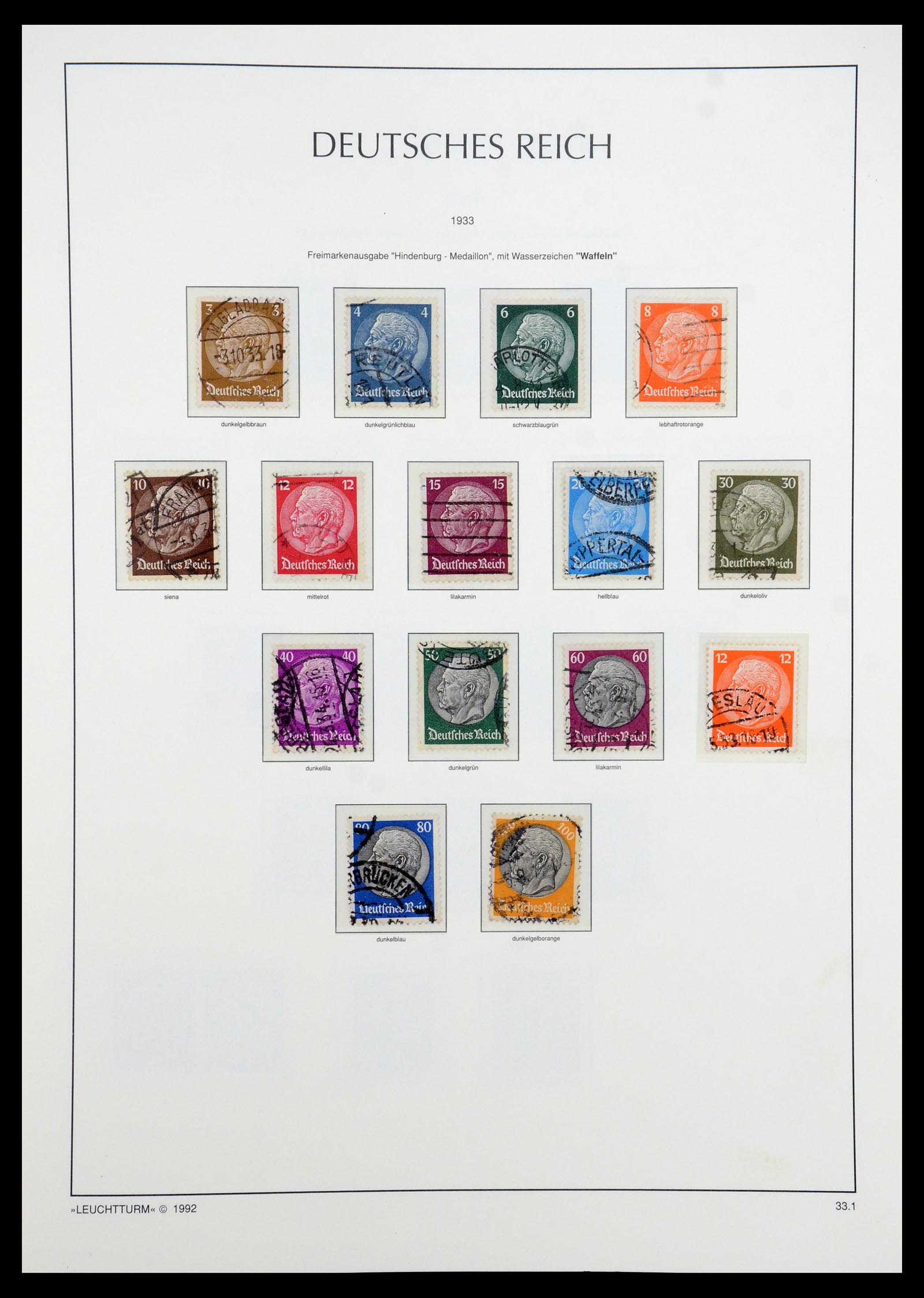 35884 001 - Stamp Collection 35884 German Reich 1933-1945.