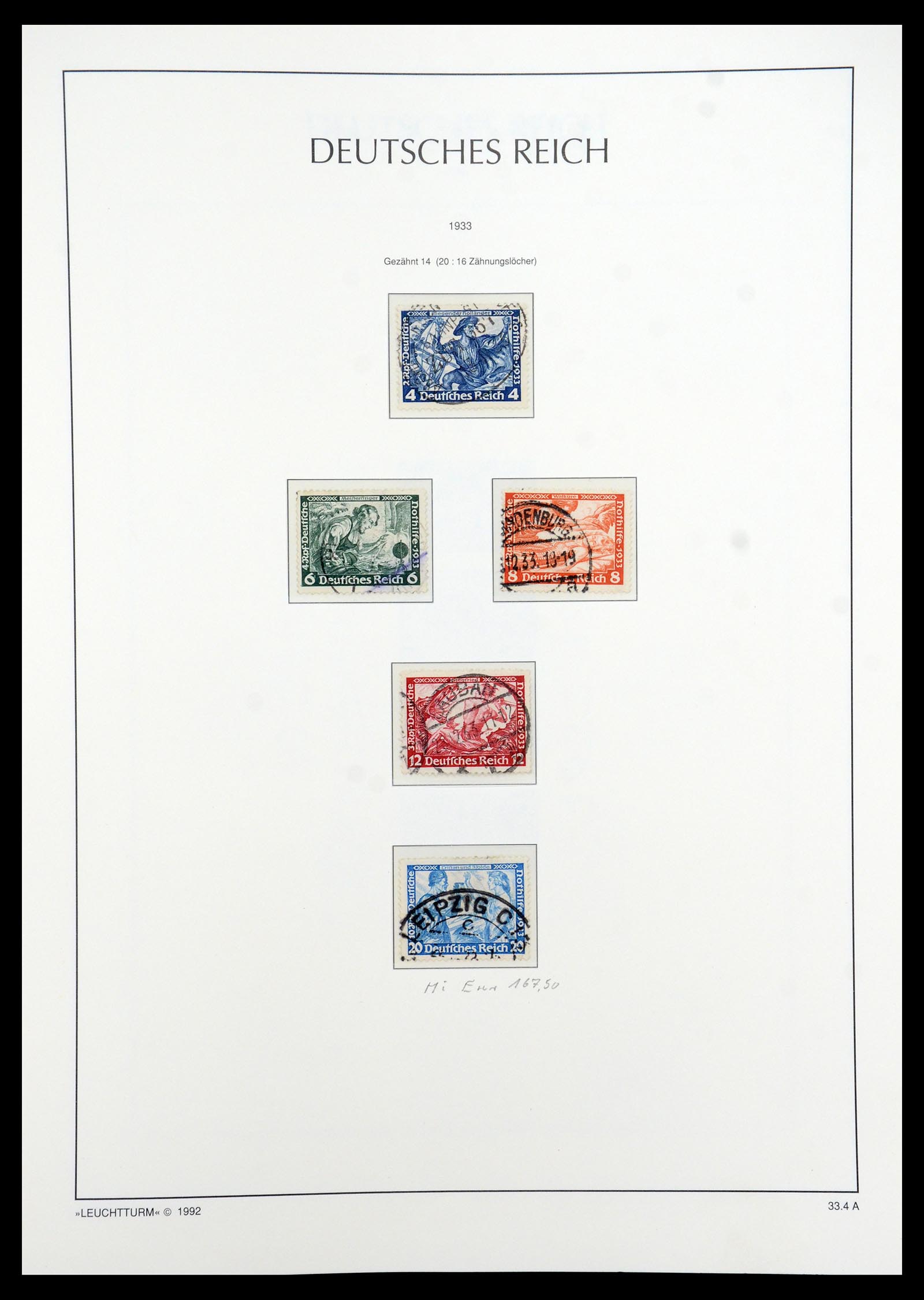 35884 006 - Postzegelverzameling 35884 Duitse Rijk 1933-1945.