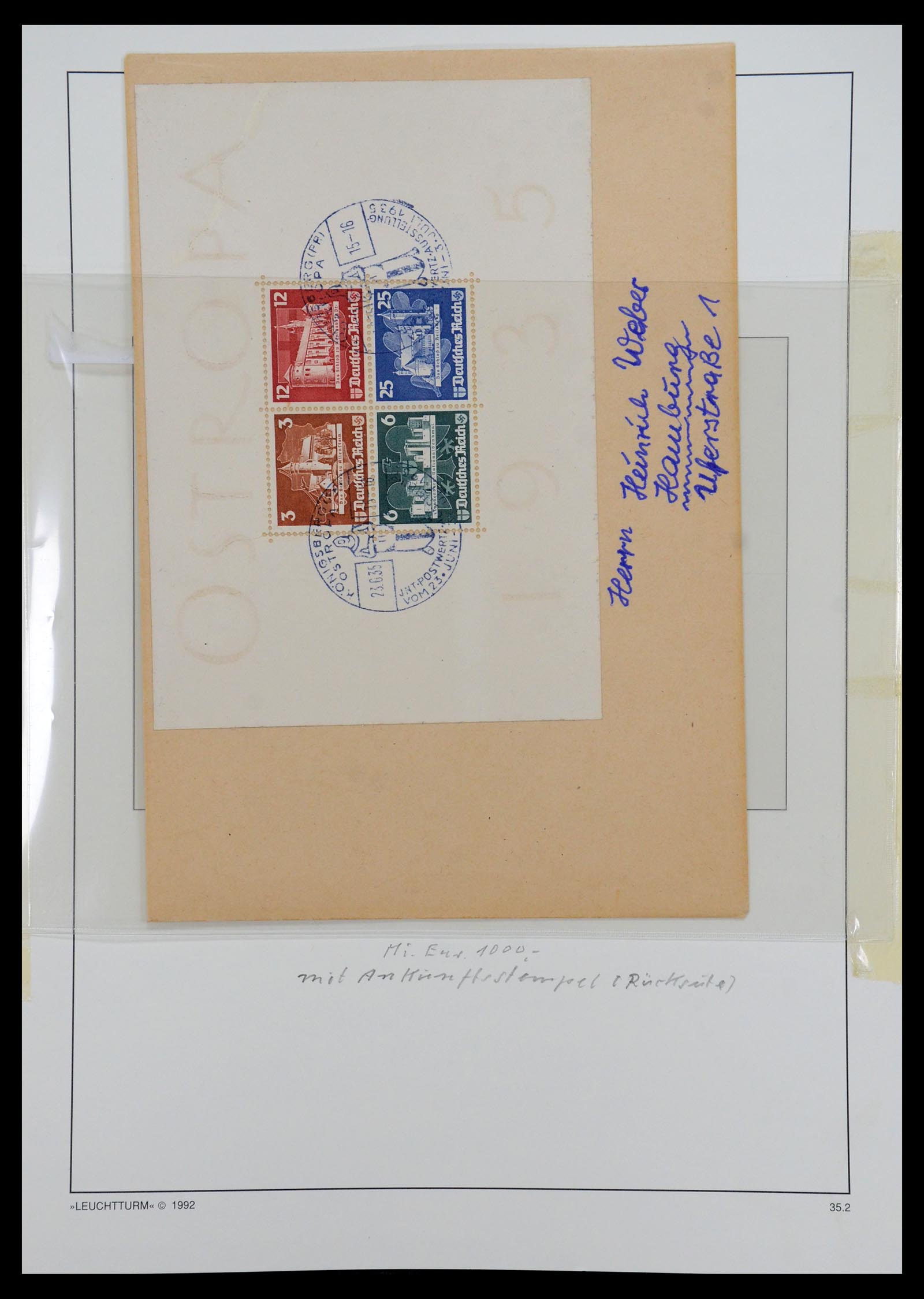 35884 010 - Postzegelverzameling 35884 Duitse Rijk 1933-1945.