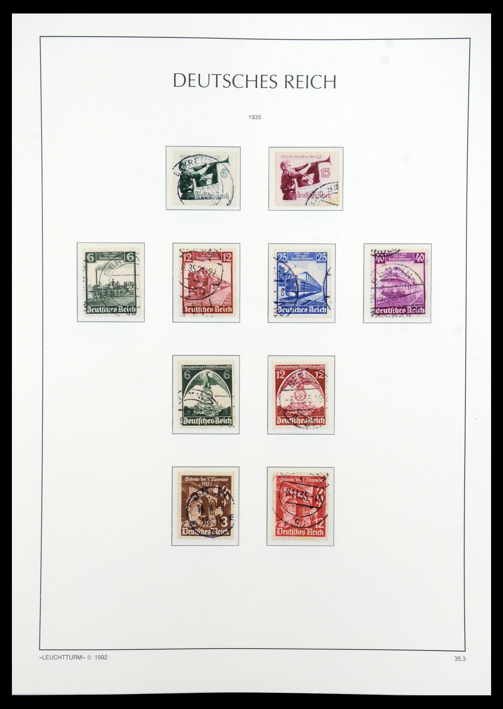 35884 011 - Stamp Collection 35884 German Reich 1933-1945.