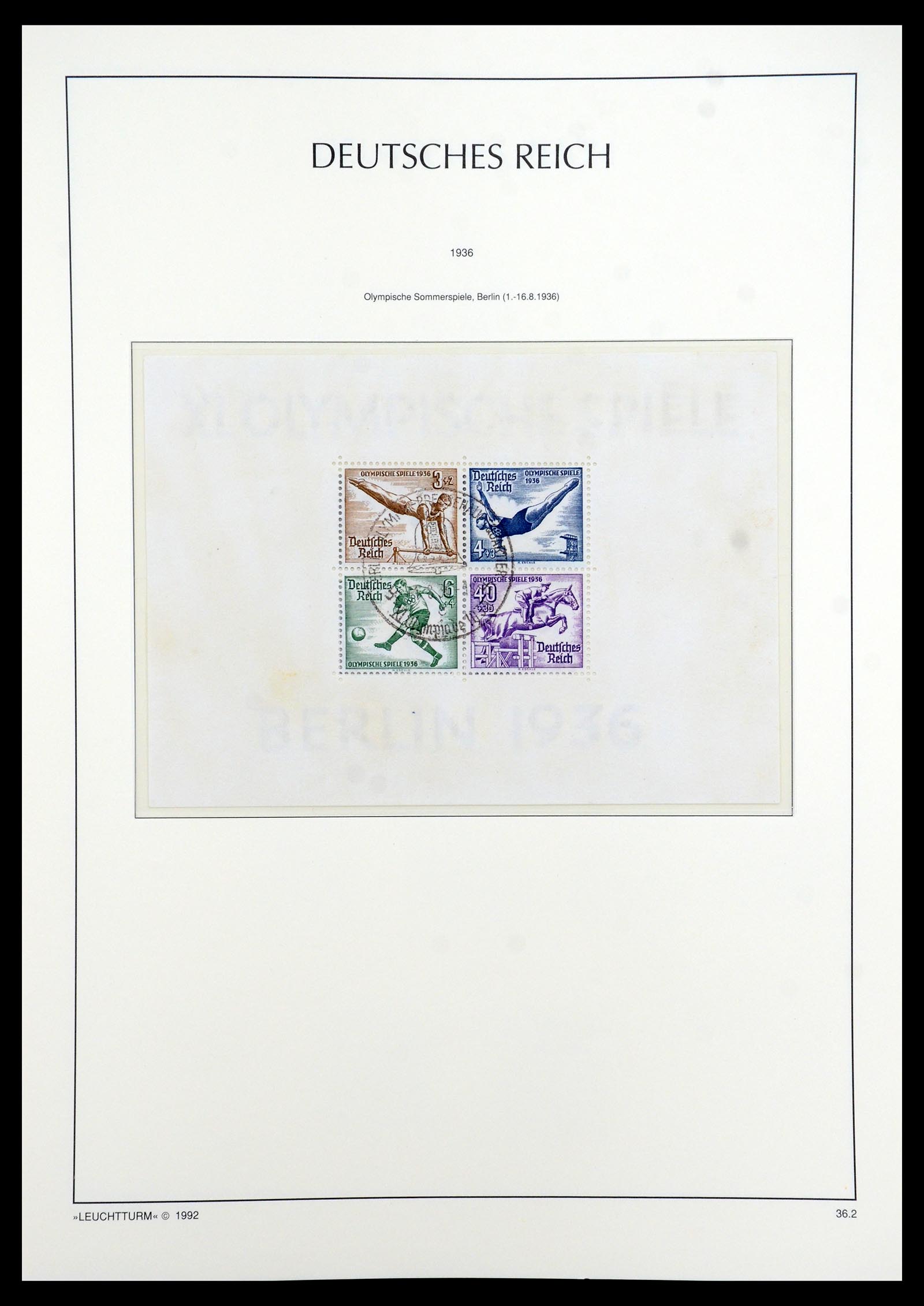 35884 014 - Stamp Collection 35884 German Reich 1933-1945.