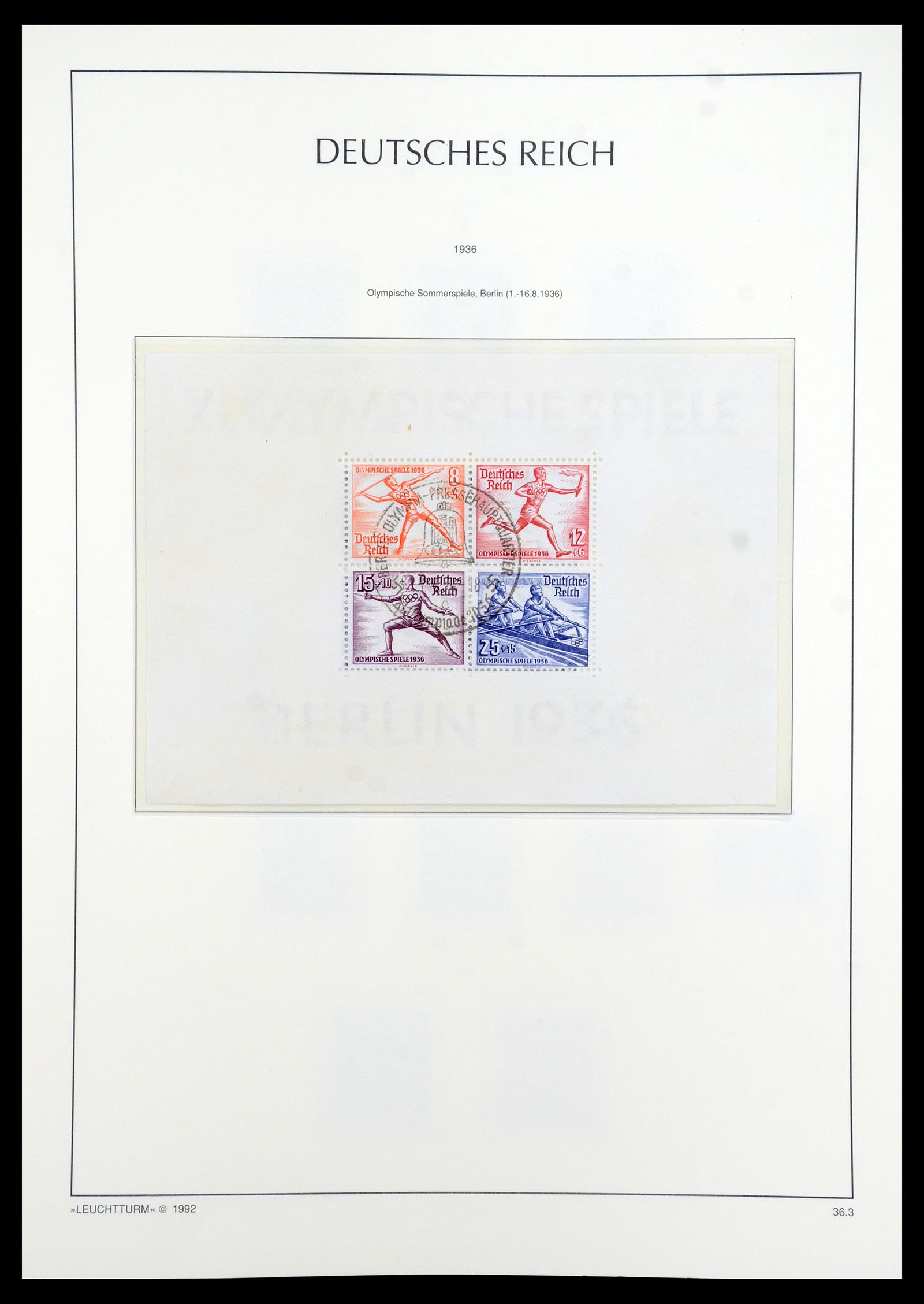35884 015 - Postzegelverzameling 35884 Duitse Rijk 1933-1945.