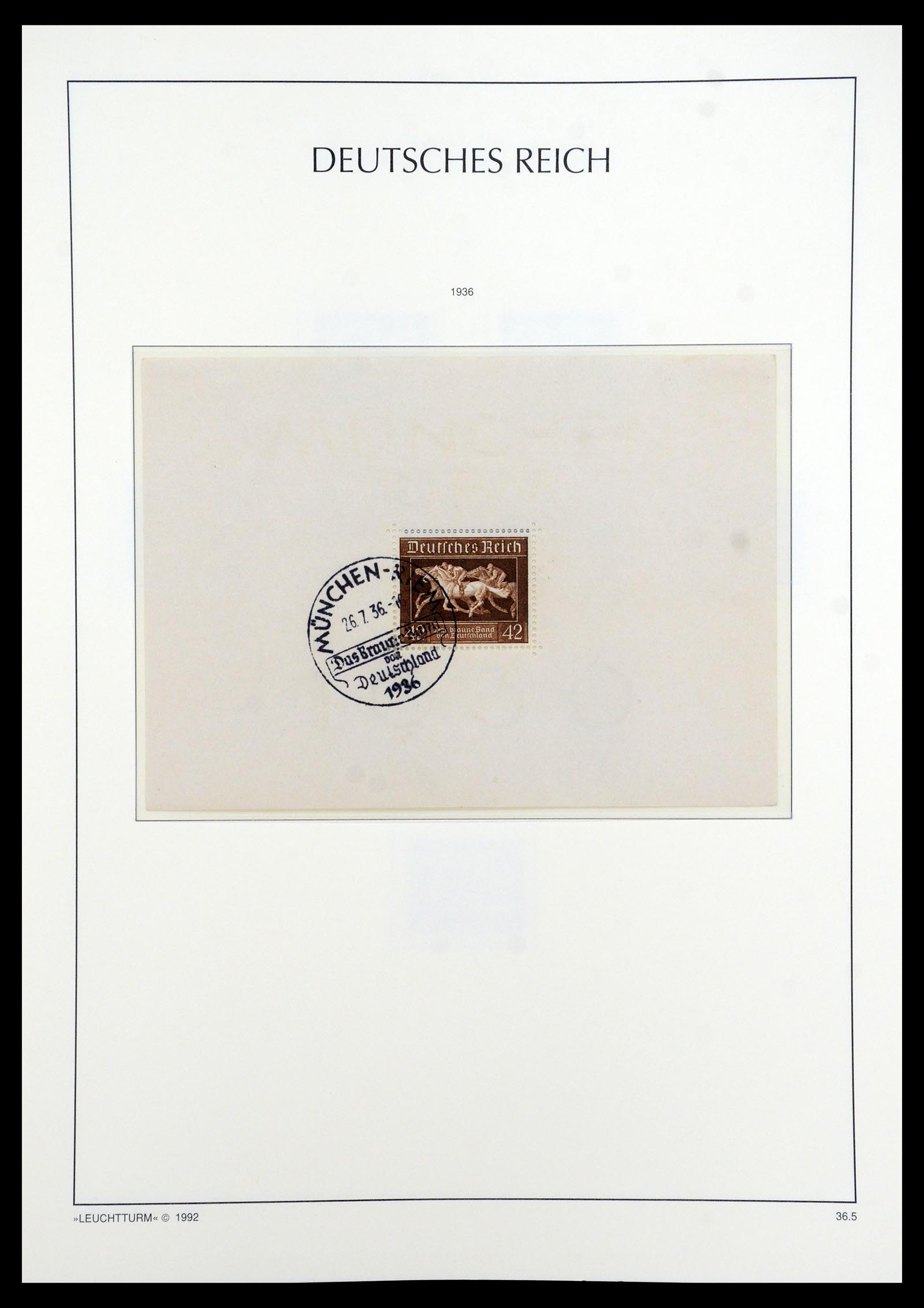 35884 017 - Stamp Collection 35884 German Reich 1933-1945.