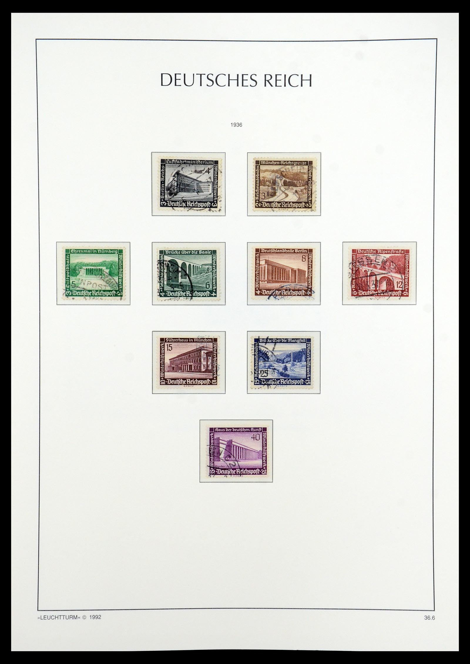 35884 018 - Postzegelverzameling 35884 Duitse Rijk 1933-1945.