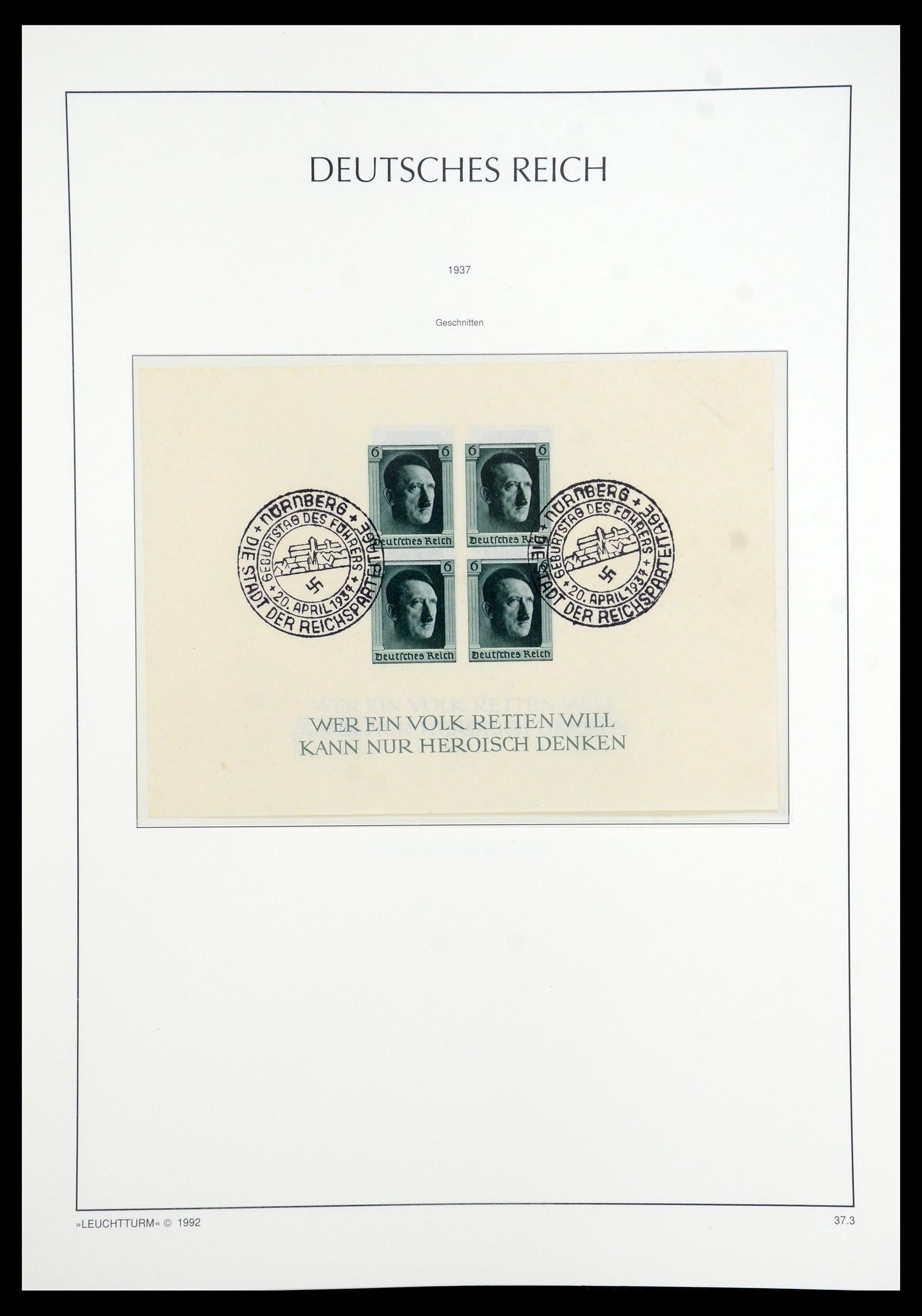35884 021 - Stamp Collection 35884 German Reich 1933-1945.